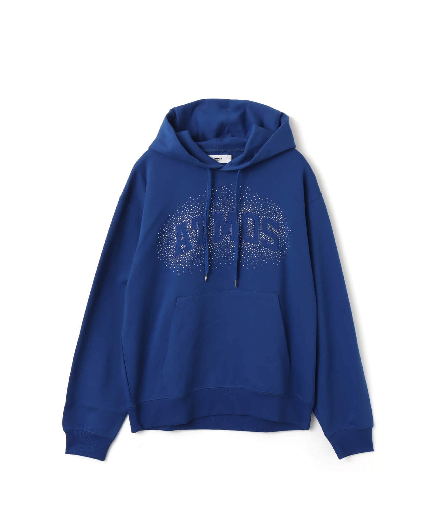 atmos Sequins Logo Hooded Sweatshirt BLUEのメイン画像