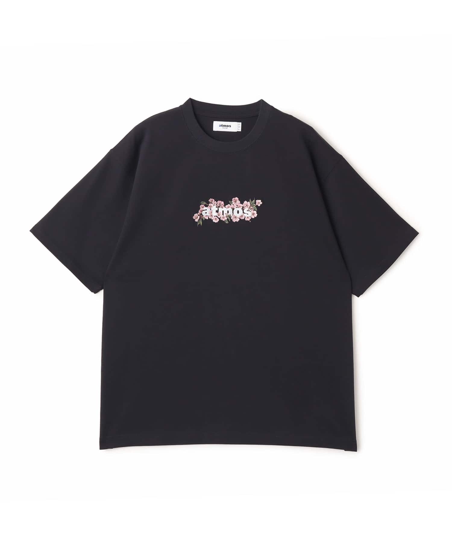 atmos Sakura Motif T-shirt LIGHTBLACKのメイン画像