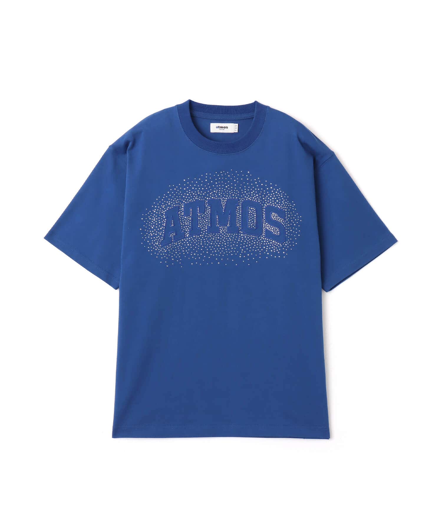 atmos Sequins Logo T-shirt BLUEのメイン画像