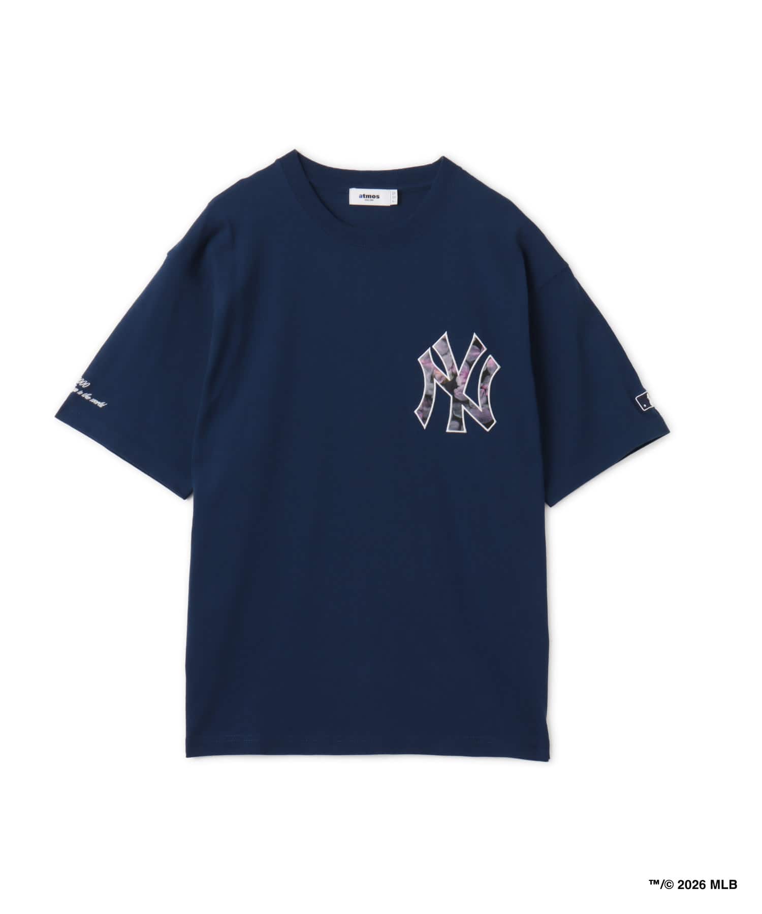atmos x MLB Patch Logo T-shirt 【SAKURA】 NAVYのメイン画像