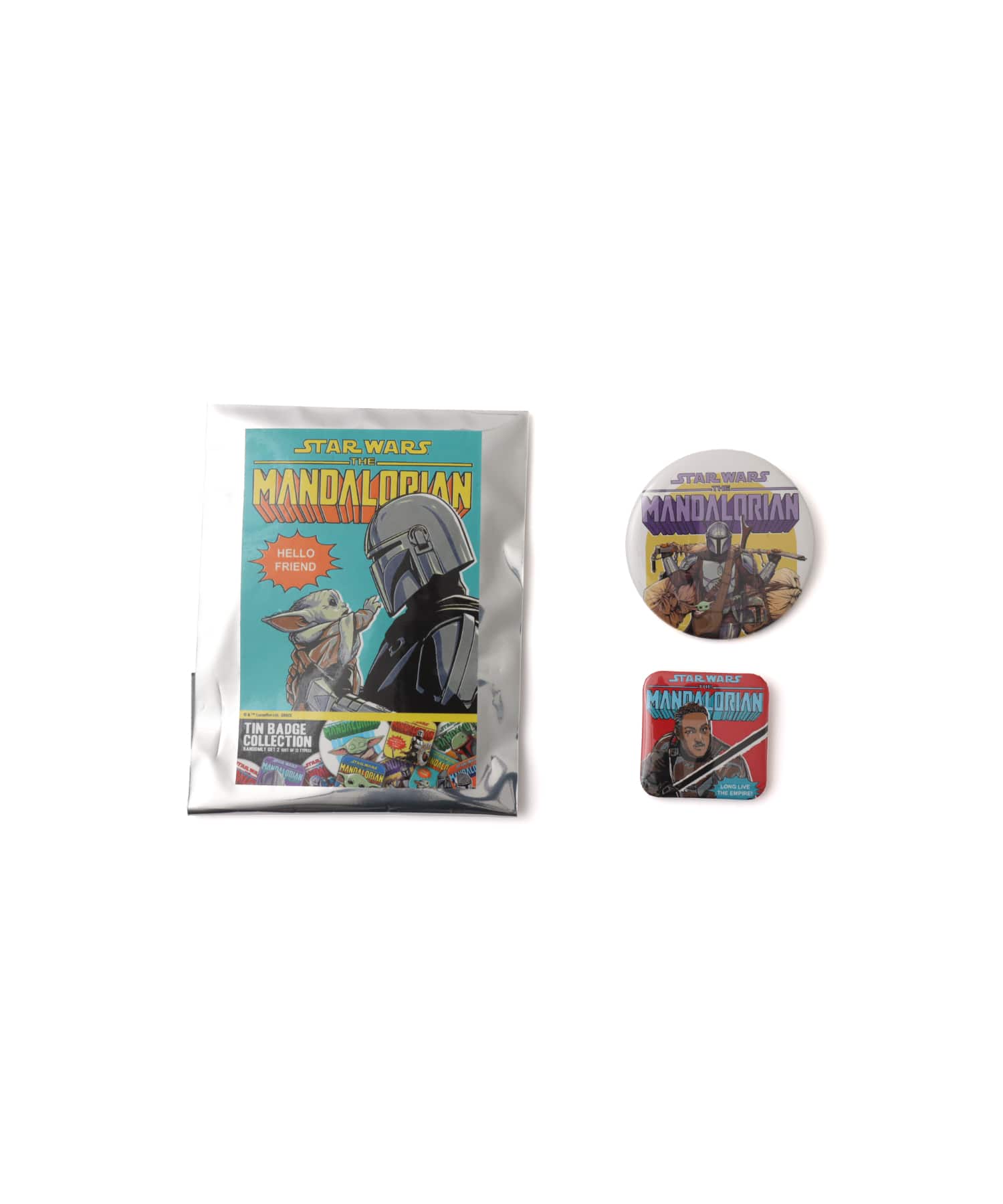atmos x MANDALORIAN Tin Badge Blind Package MULTIのメイン画像