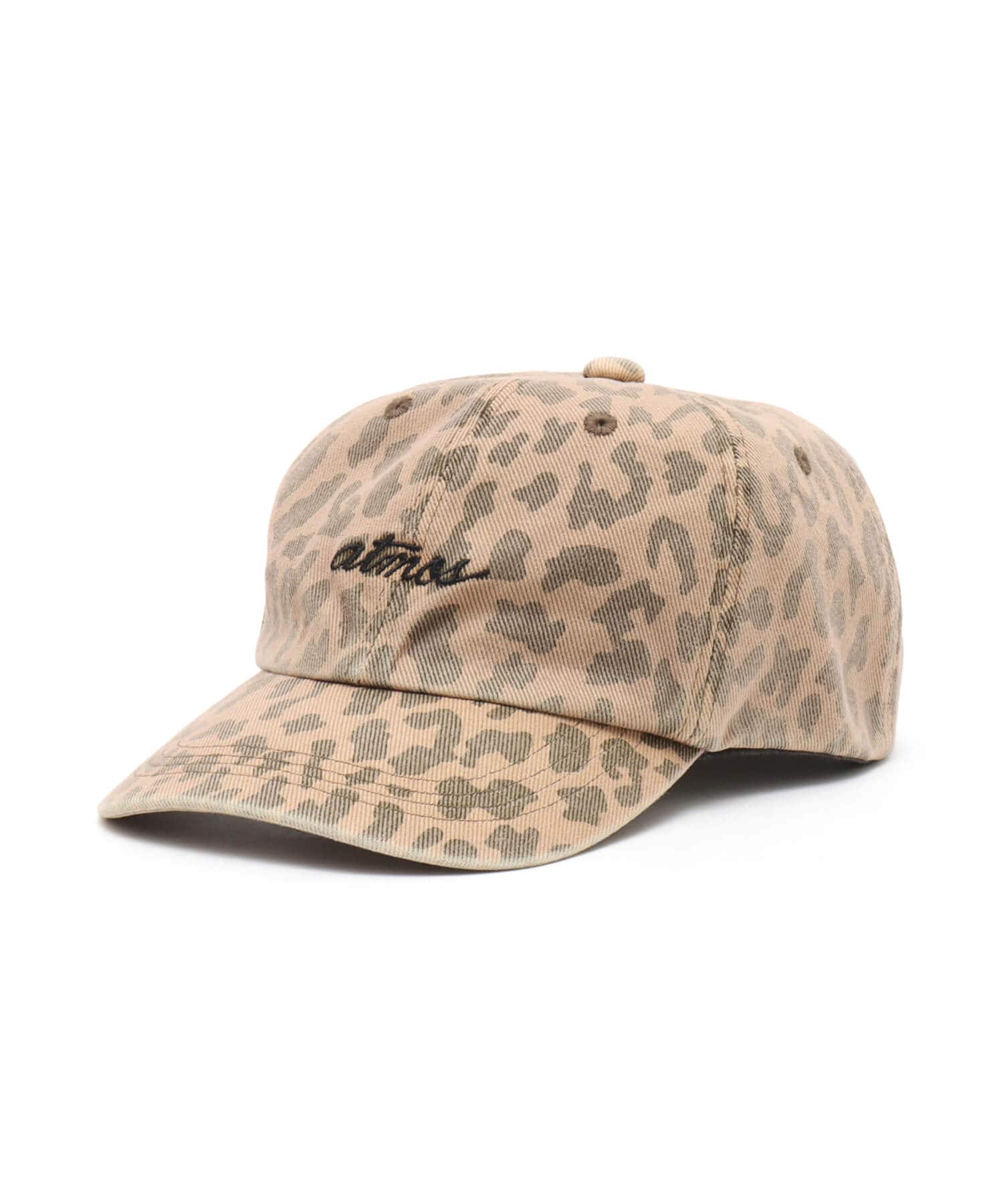 atmos Leopard Pattern Cap KHAKIのメイン画像