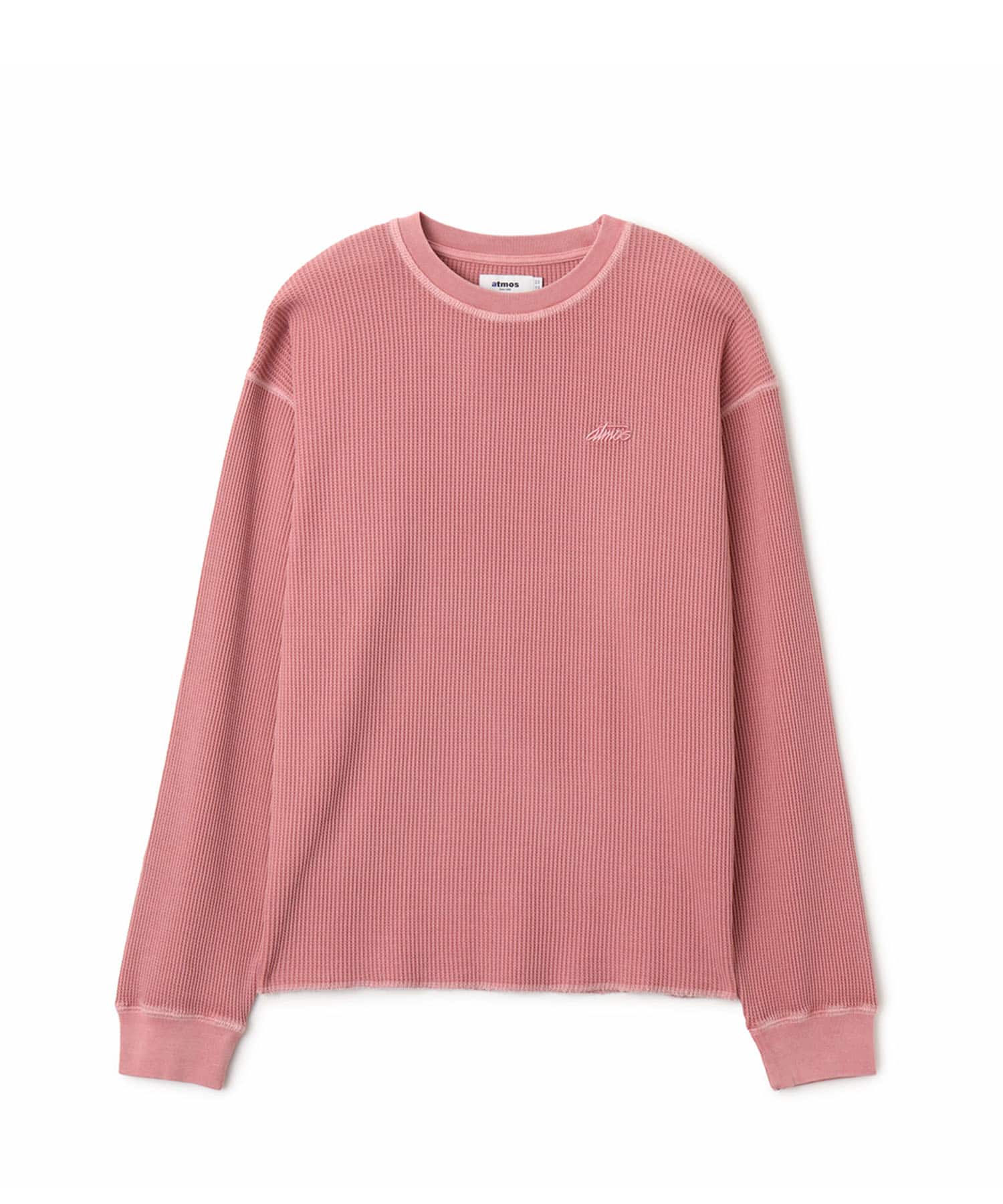 atmos Waffle LS T-shirt PINKのメイン画像