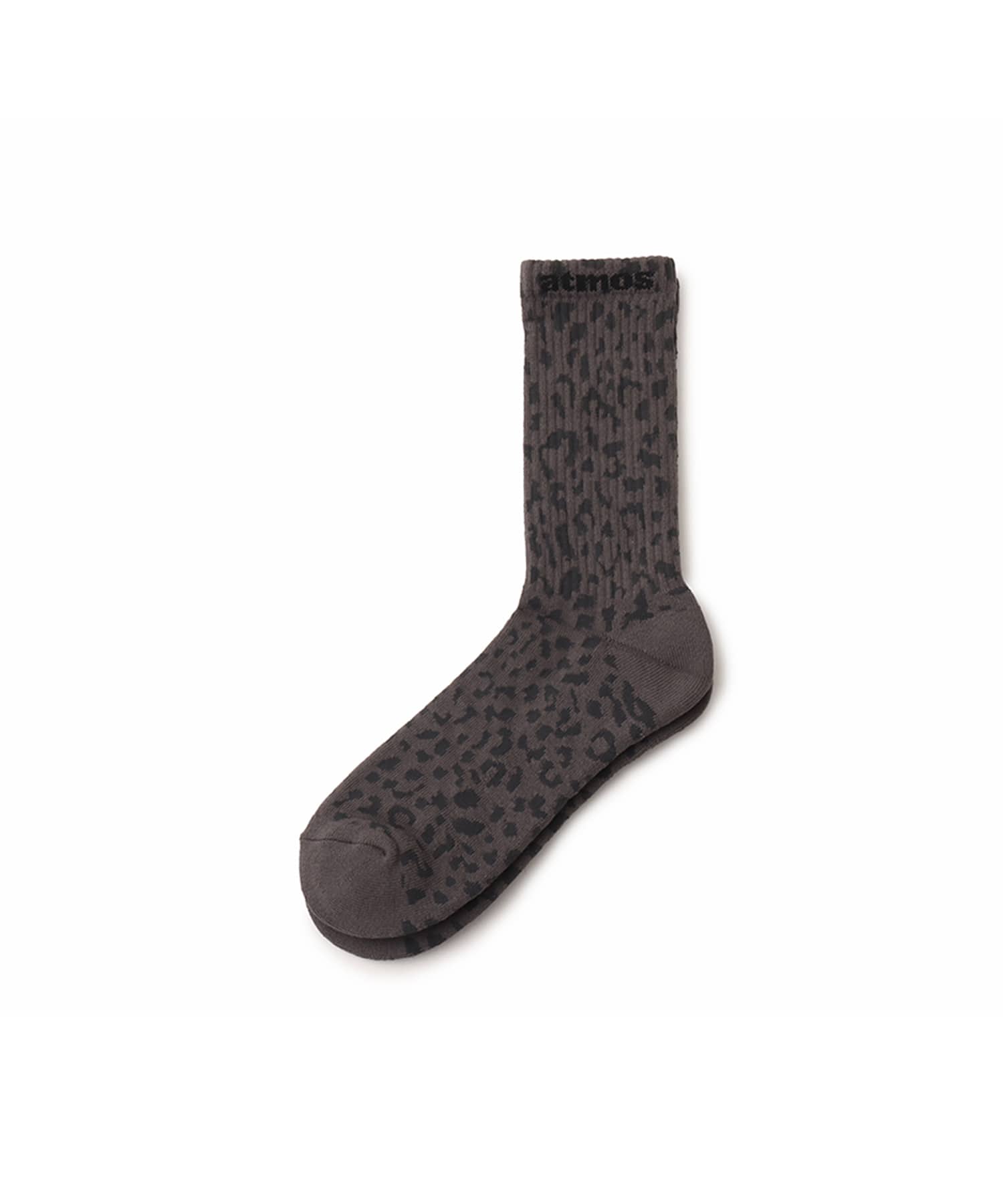 atmos Leopard Pattern Socks GRAYのメイン画像