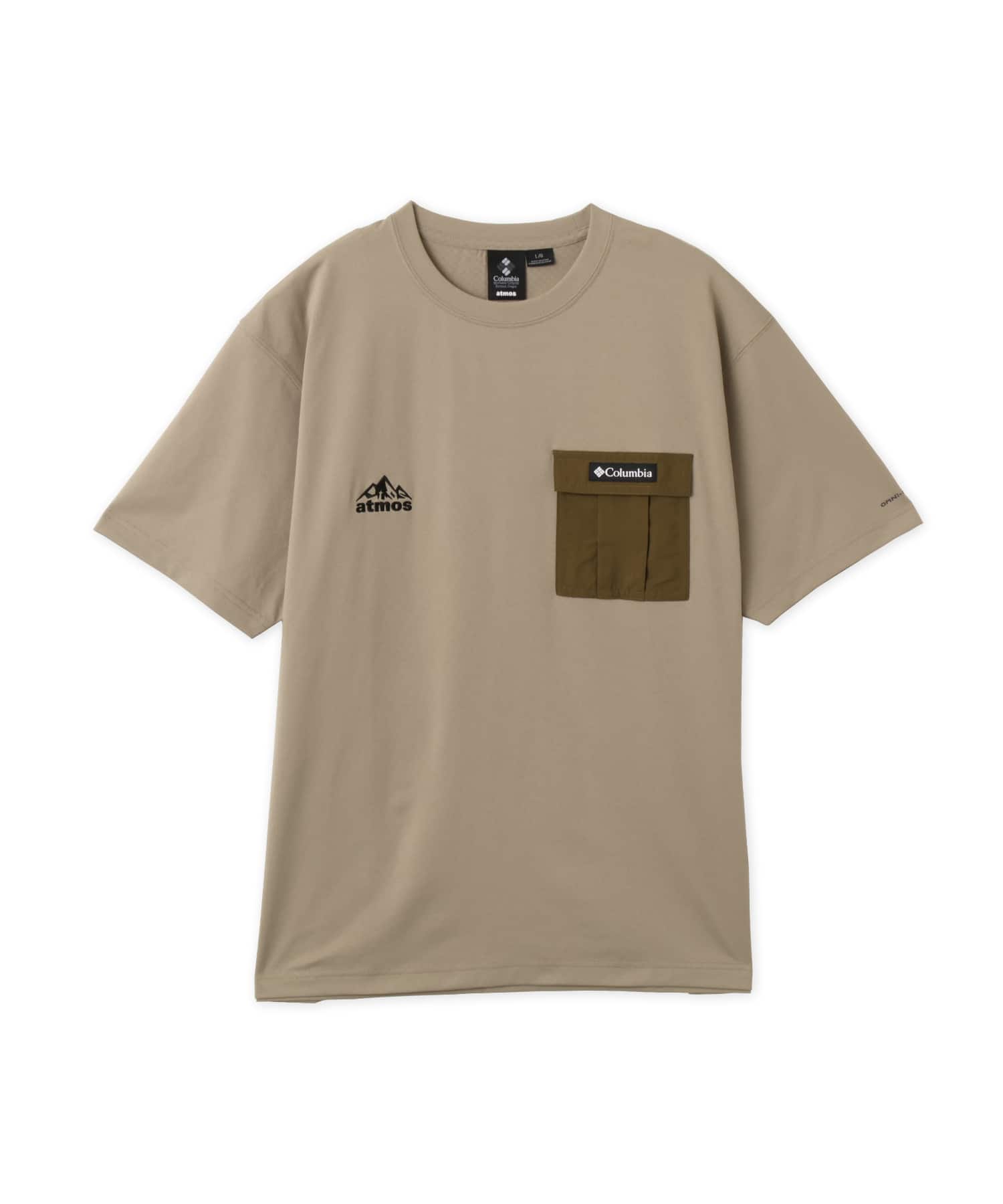 Columbia x atmos Pocket T-shirt BEIGEのメイン画像