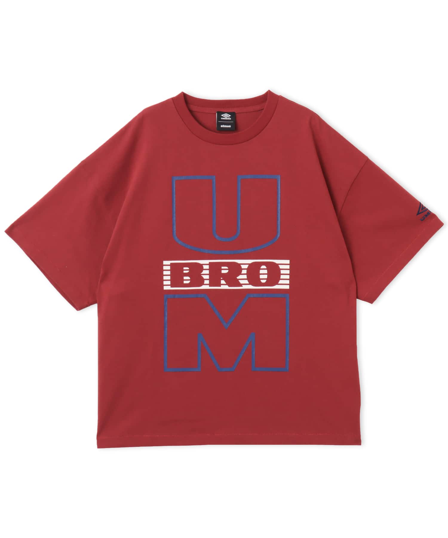 UMBRO x atmos Big Silhouette T-shirt BURGUNDYのメイン画像