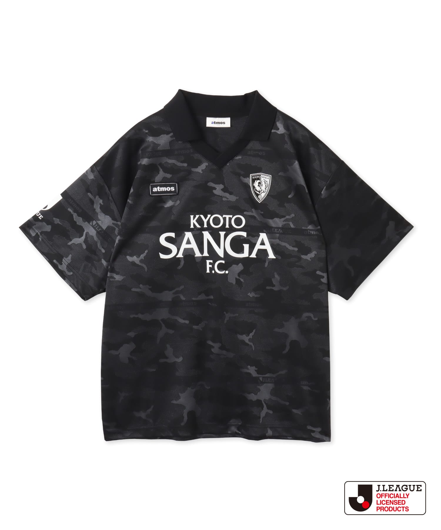 atmos x J.LEAGUE 京都サンガF.C. T-shirt BLACKのメイン画像