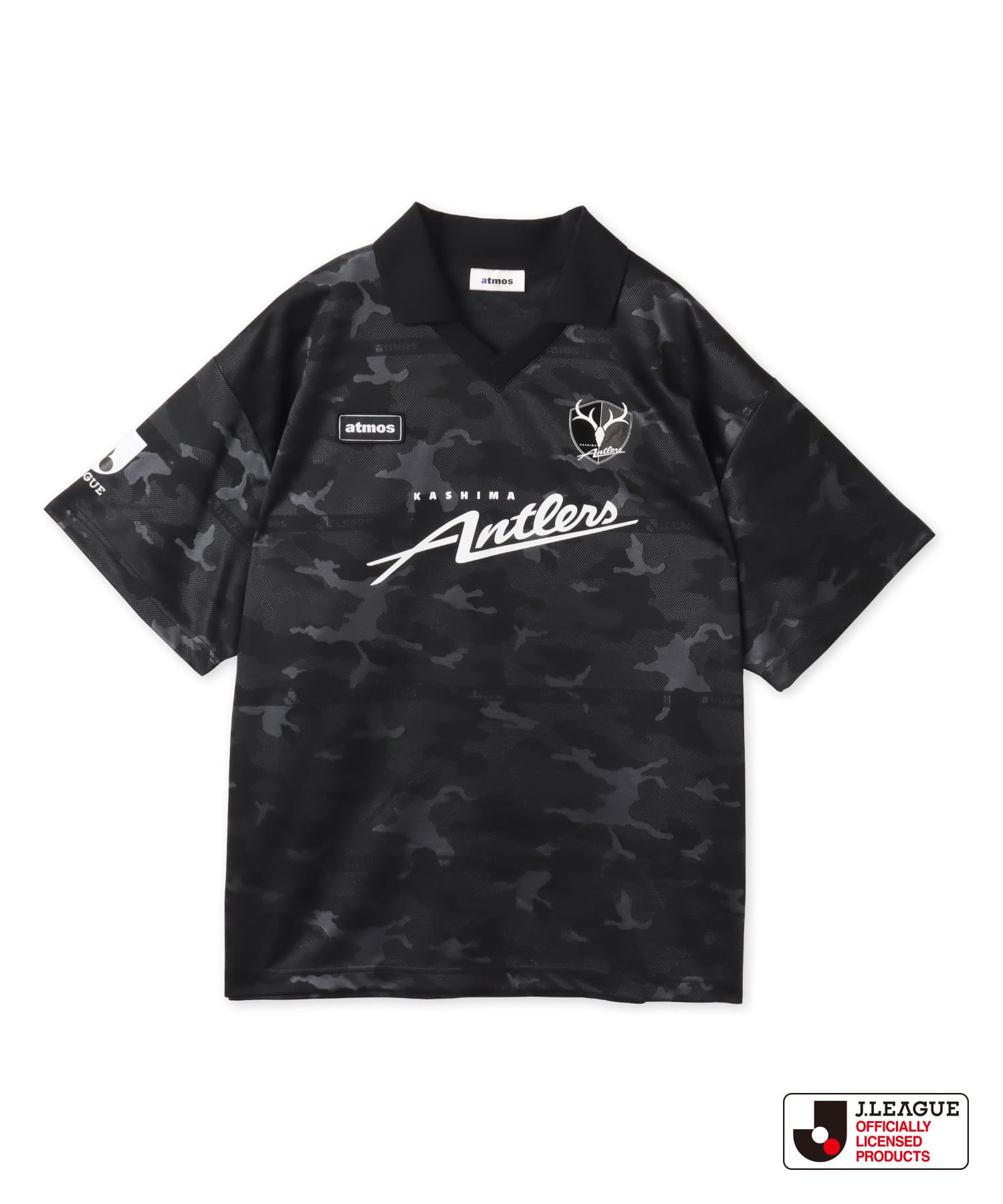 atmos x J.LEAGUE 鹿島アントラーズ T-shirt BLACKのメイン画像