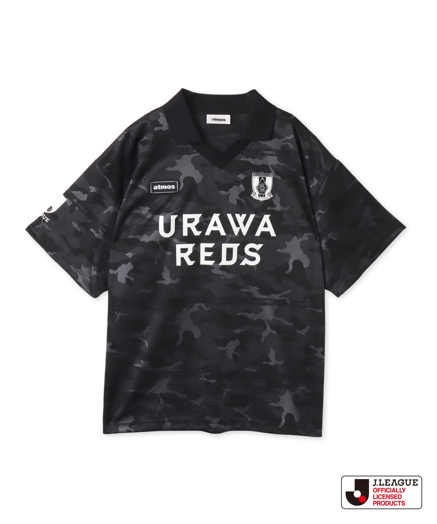 atmos x J.LEAGUE 浦和レッズ T-shirt BLACKのメイン画像
