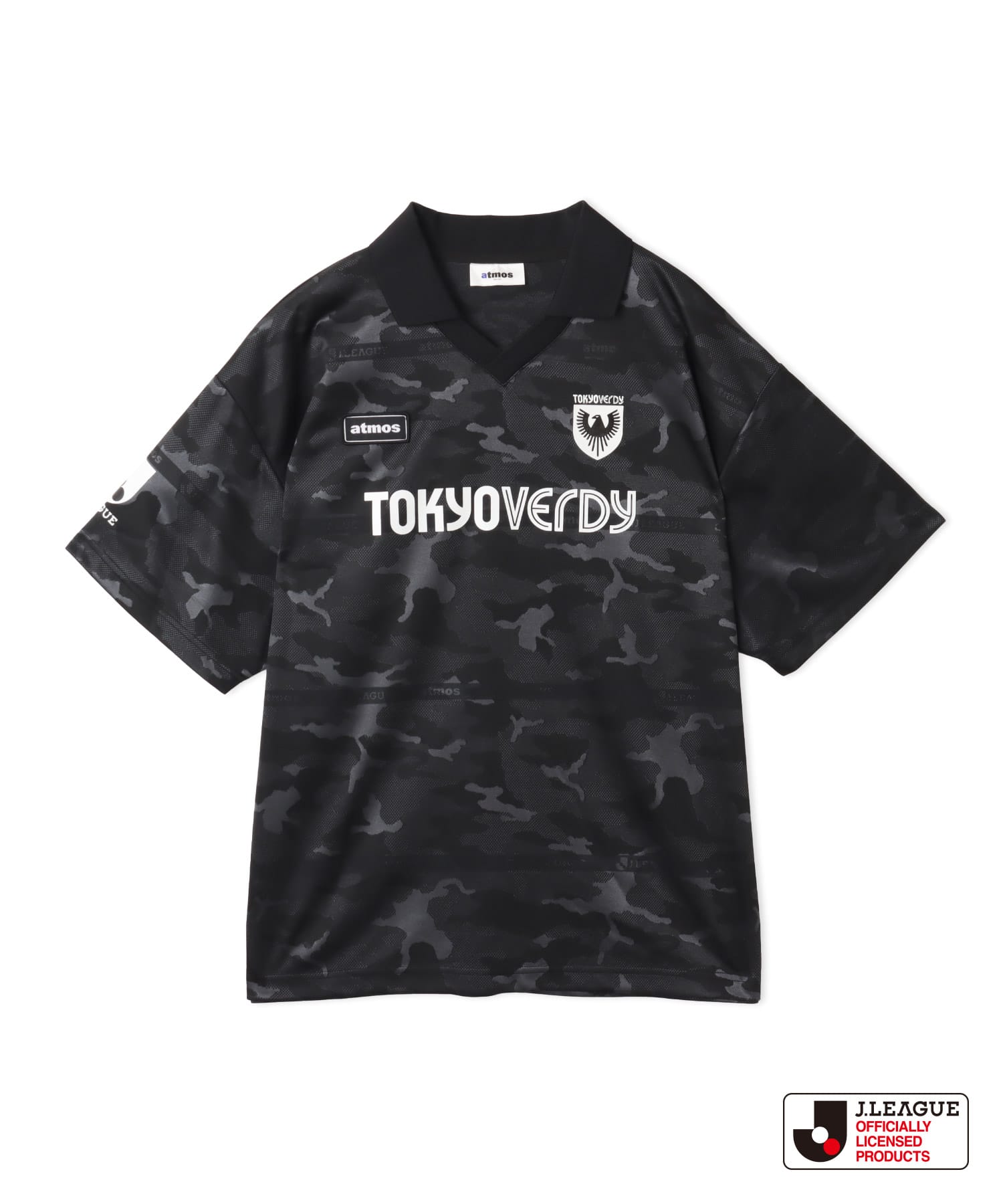 atmos x J.LEAGUE 東京ヴェルディ T-shirt BLACKのメイン画像