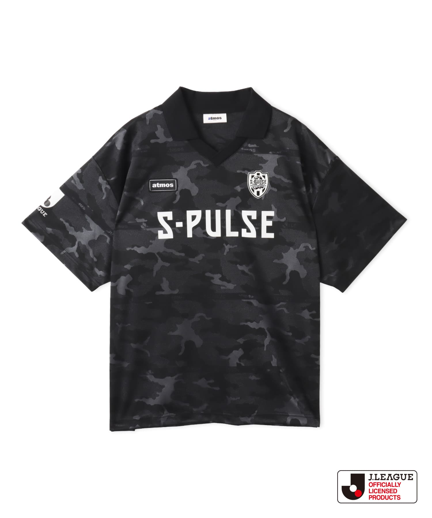 atmos x J.LEAGUE 清水エスパルス T-shirt BLACKのメイン画像