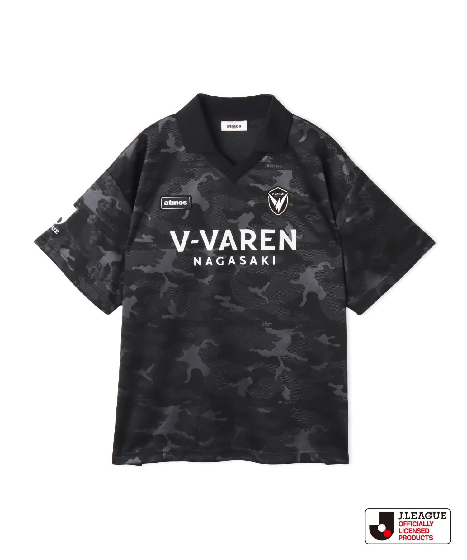 atmos x J.LEAGUE V・ファーレン長崎 T-shirt BLACKのメイン画像