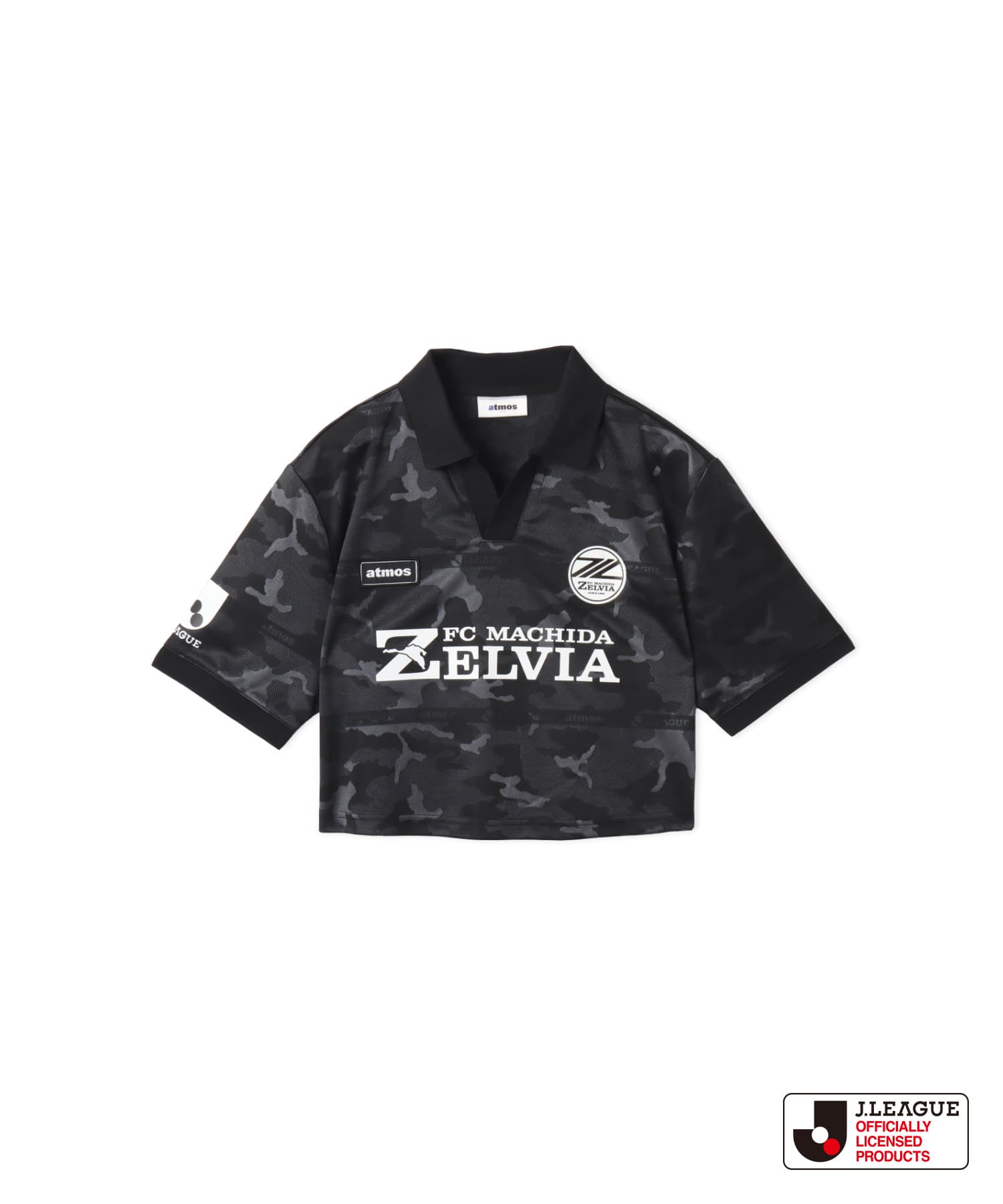 atmos pink x J.LEAGUE FC町田ゼルビア Cropped T-shirt BLACKのメイン画像