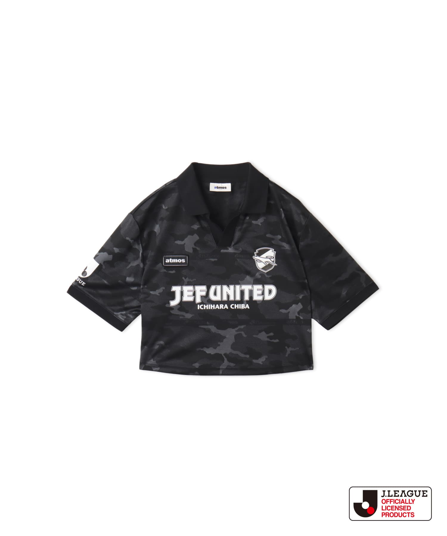 atmos pink x J.LEAGUE ジェフユナイテッド千葉 Cropped T-shirt BLACKのメイン画像