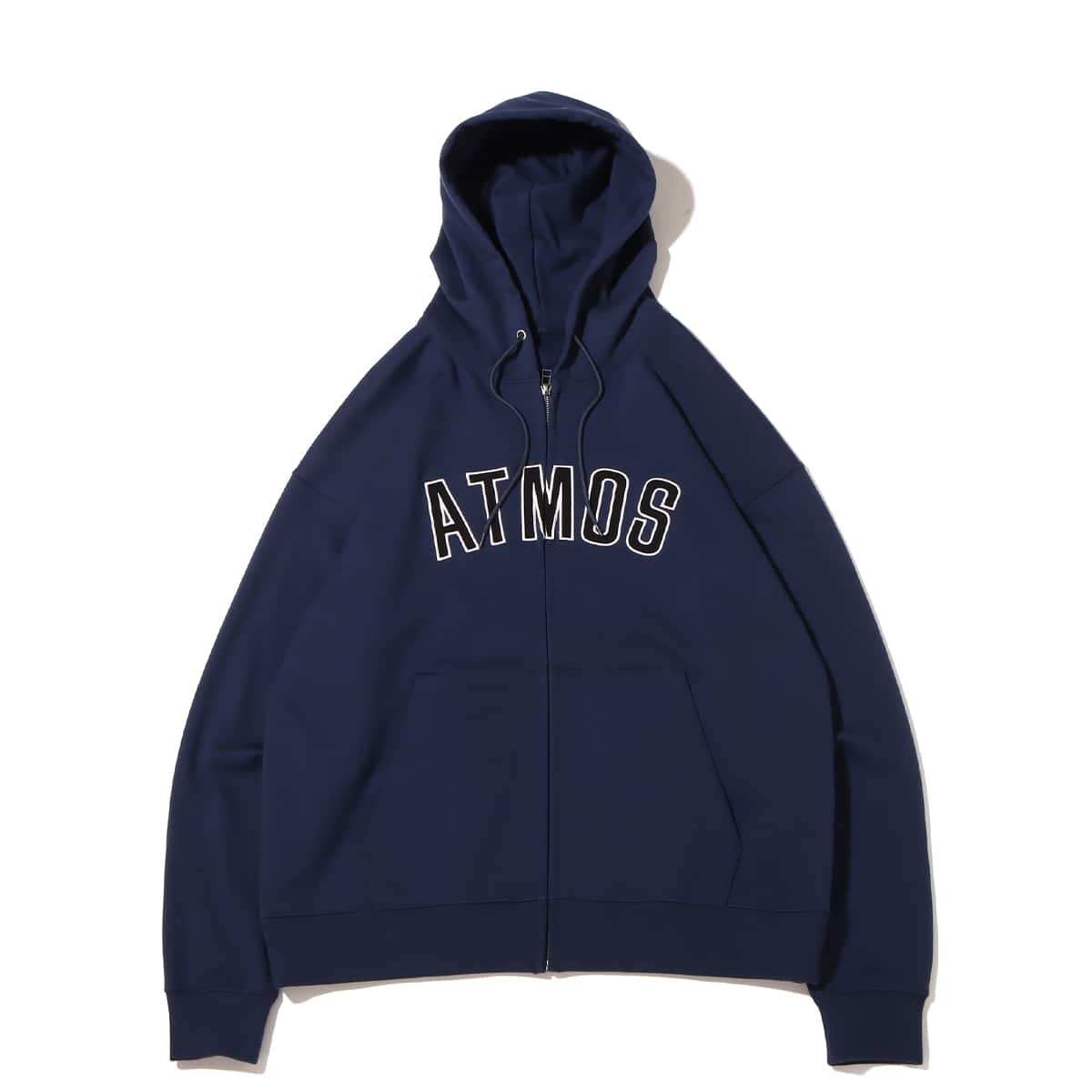 atmos ARCH LOGO ZIP UP HOODIE NAVY 22FA-I_photo_large