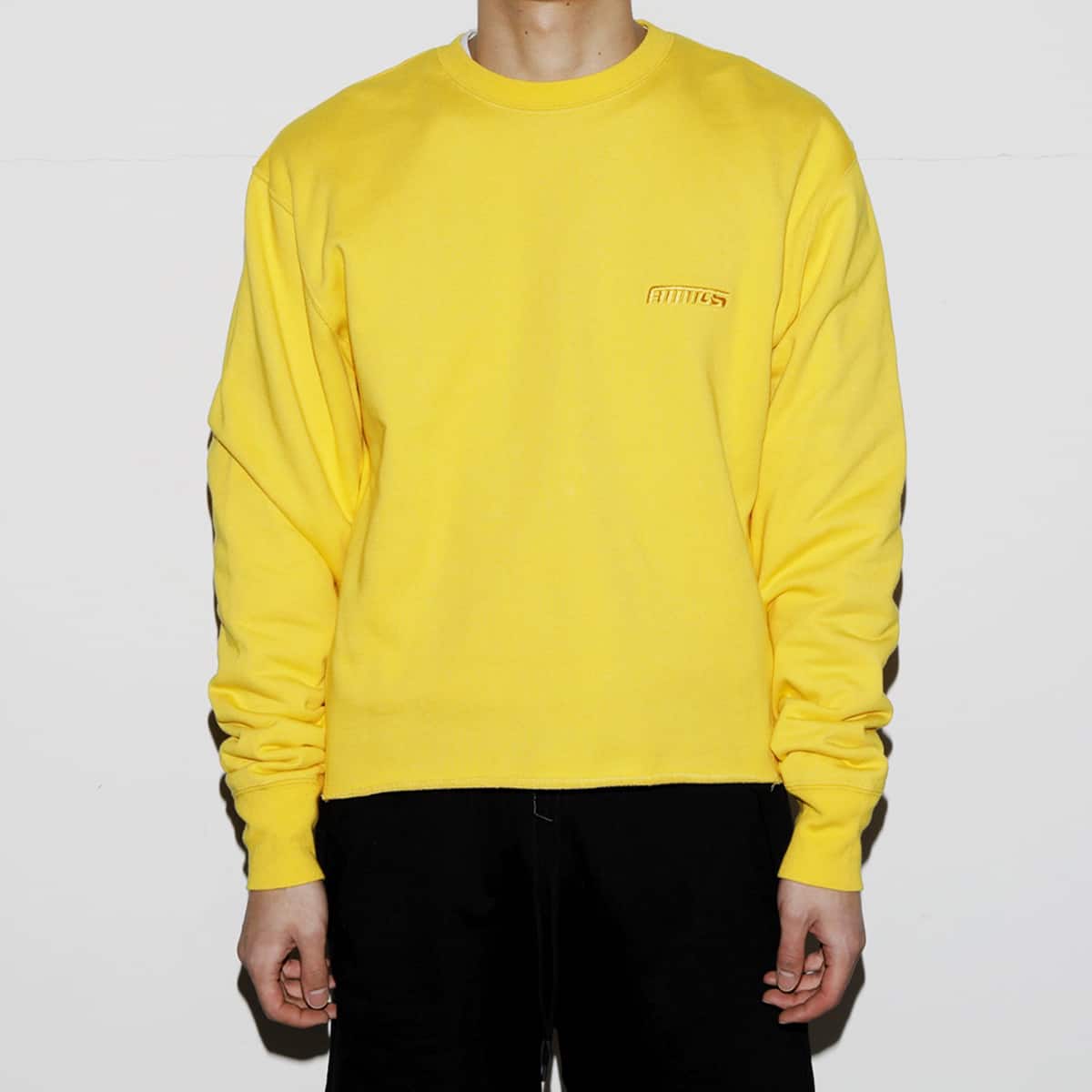 atmos CUT-OFF SWEAT CREW YELLOW 21SP-I_photo_large