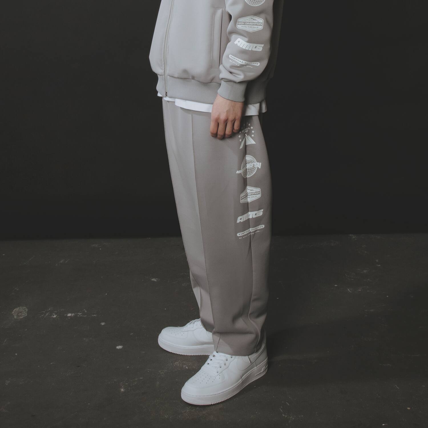 atmos JERSEY SET UP PANT GRAY 21SP-I_photo_large