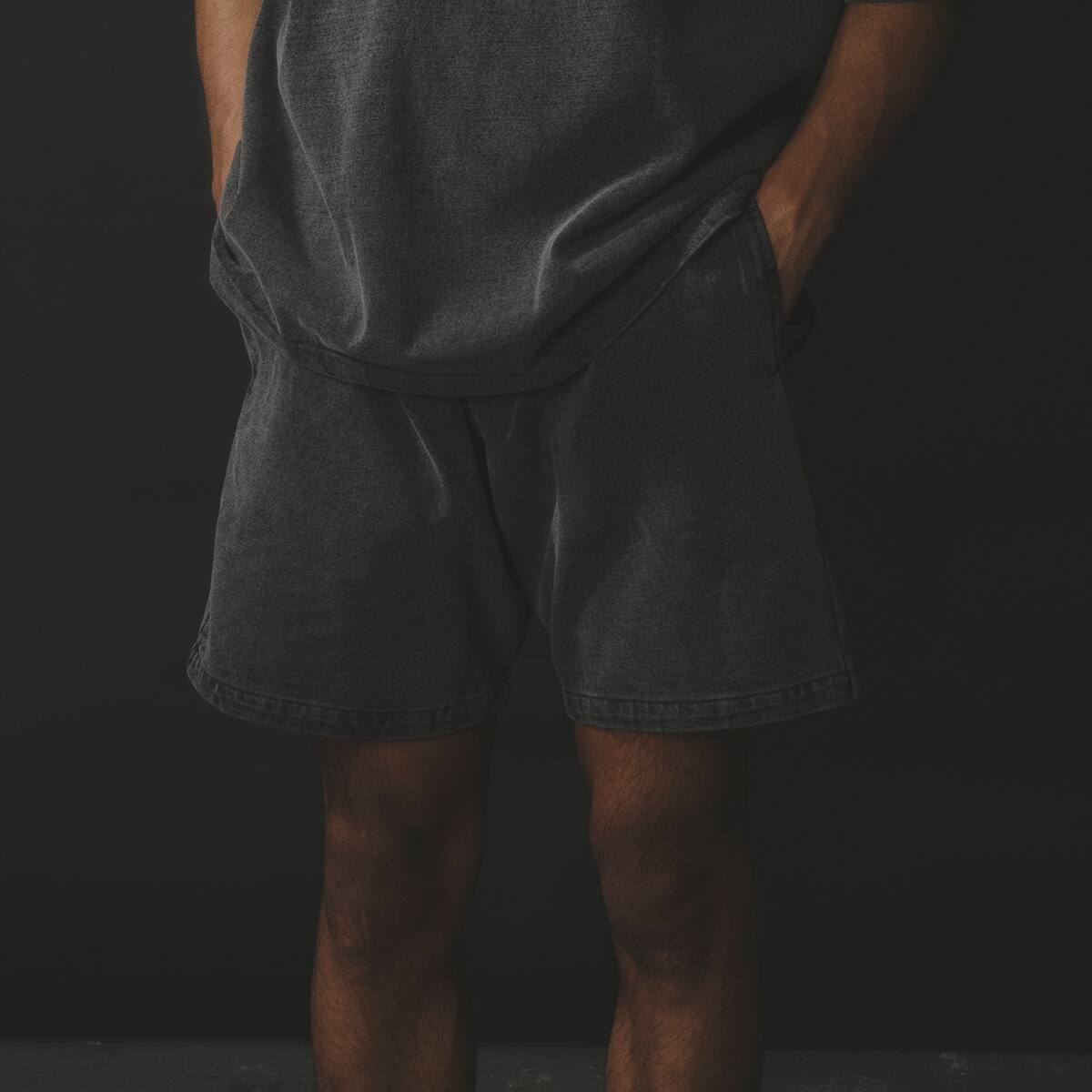 atmos CHEMICAL WASH EASY SHORT BLACK 21SP-I_photo_large