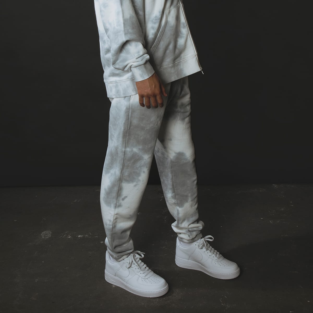 atmos TIE-DYE SWEAT PANTS GRAY 21SP-I_photo_large