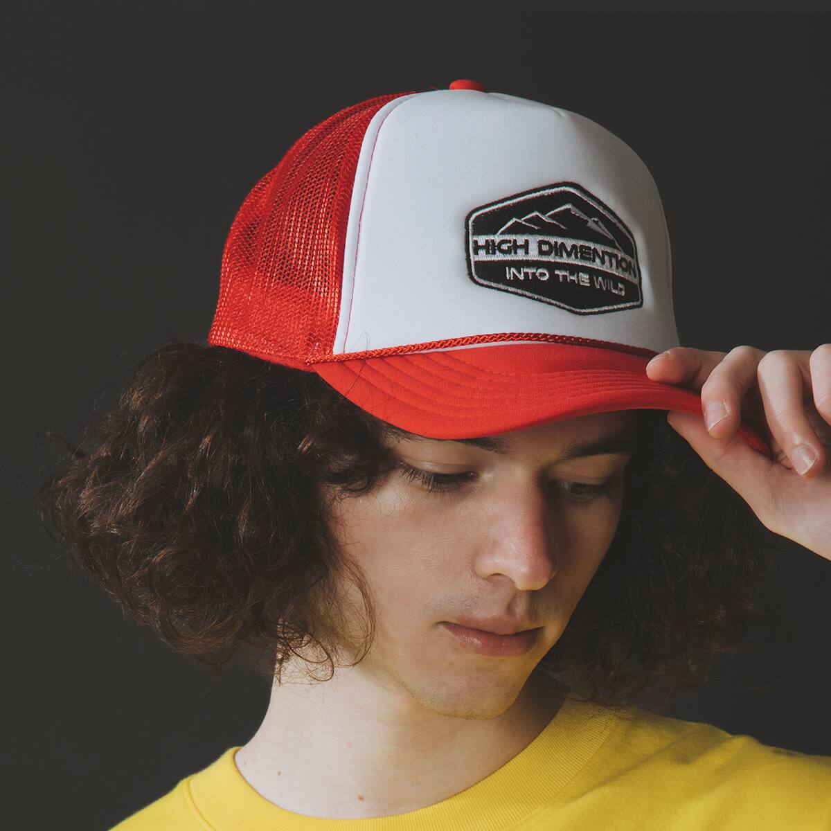 atmos HIGH DIMENTION MESH CAP RED 21SP-I_photo_large