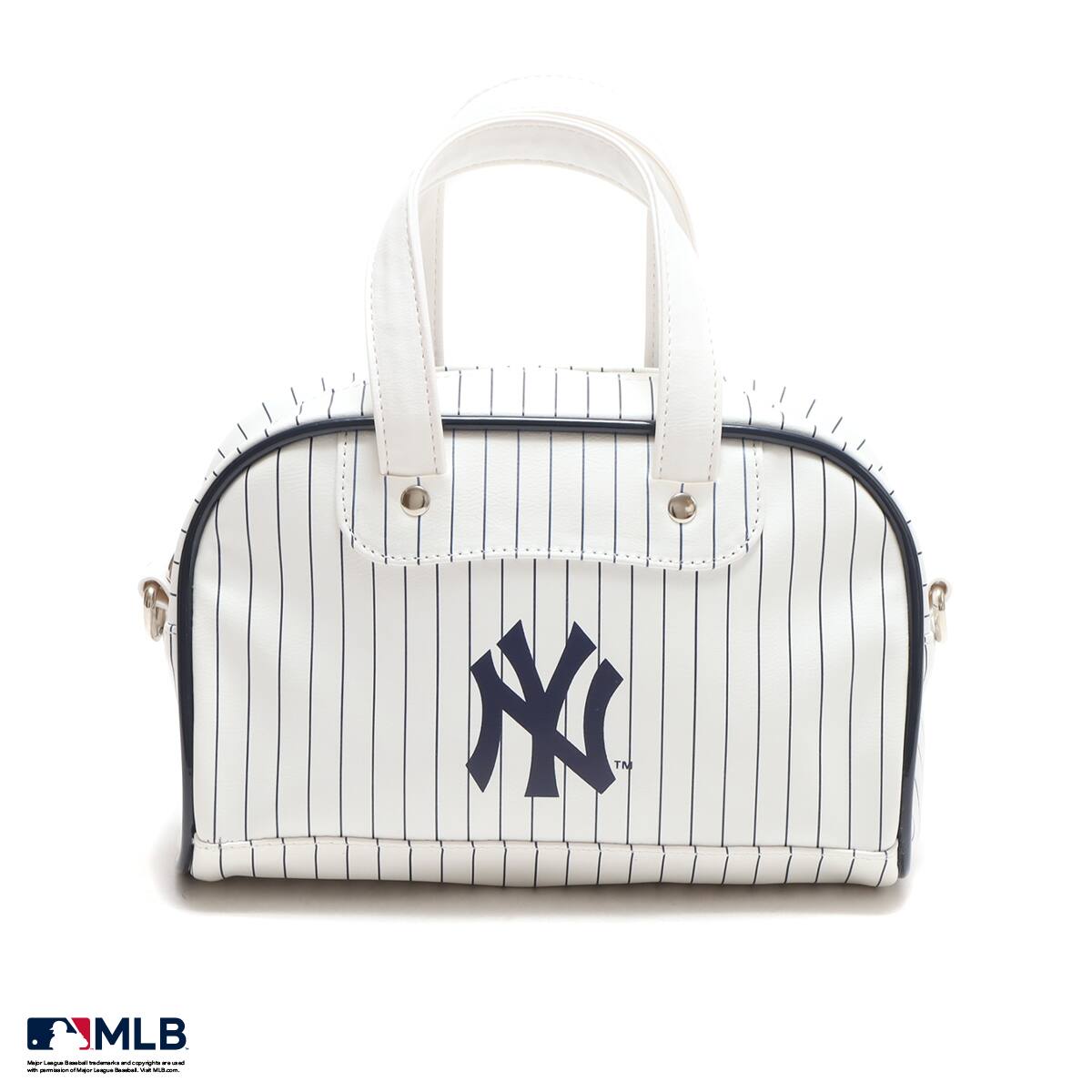 MLB MINI BOSTON BAG YANKEYS WHT 23SU-I