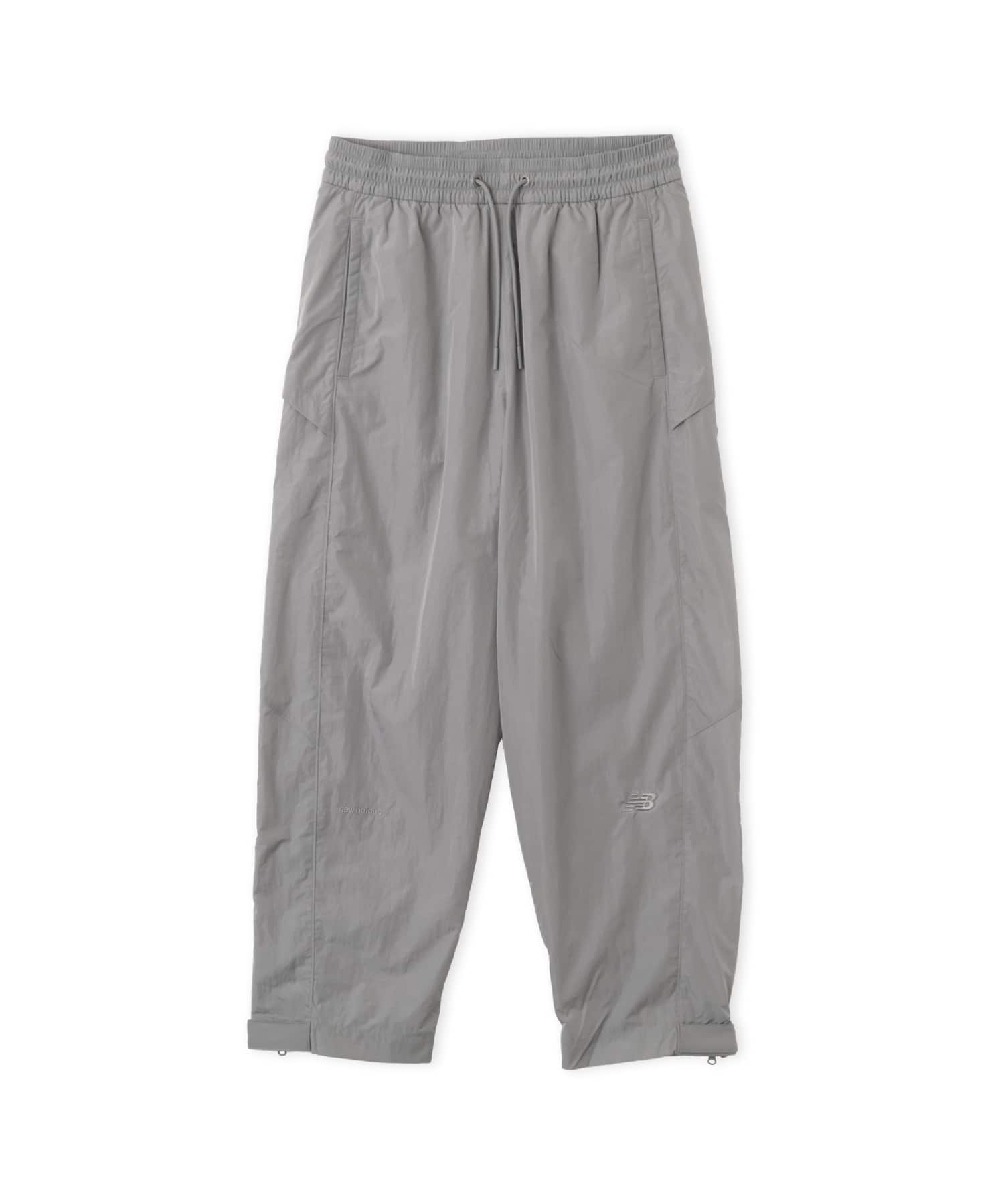 New Balance NB GREY NYLON WIDE TAPERED PANTS スレートグレーのメイン画像