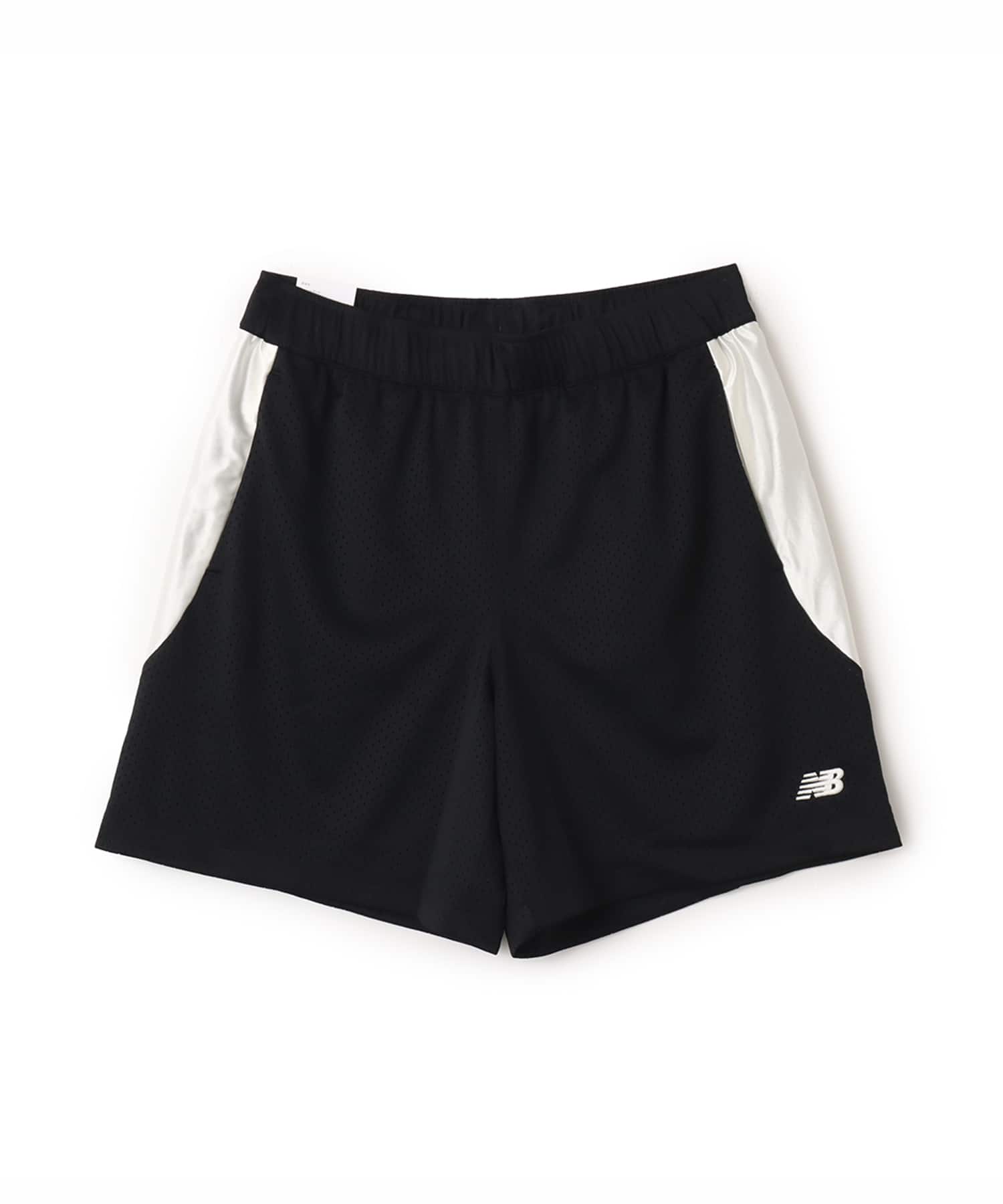 New Balance Basketball 7-Inch Mesh Shorts ブラックのメイン画像
