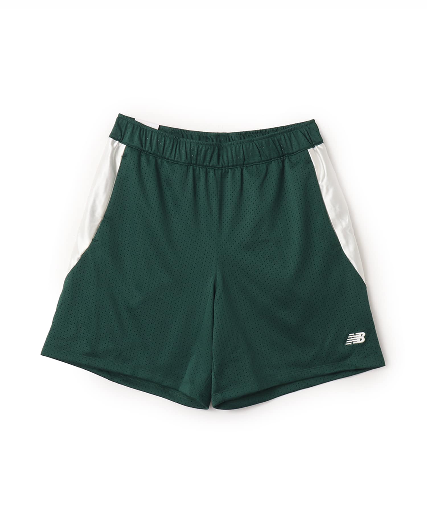 New Balance Basketball 7-Inch Mesh Shorts ナイトウォッチグリーンのメイン画像