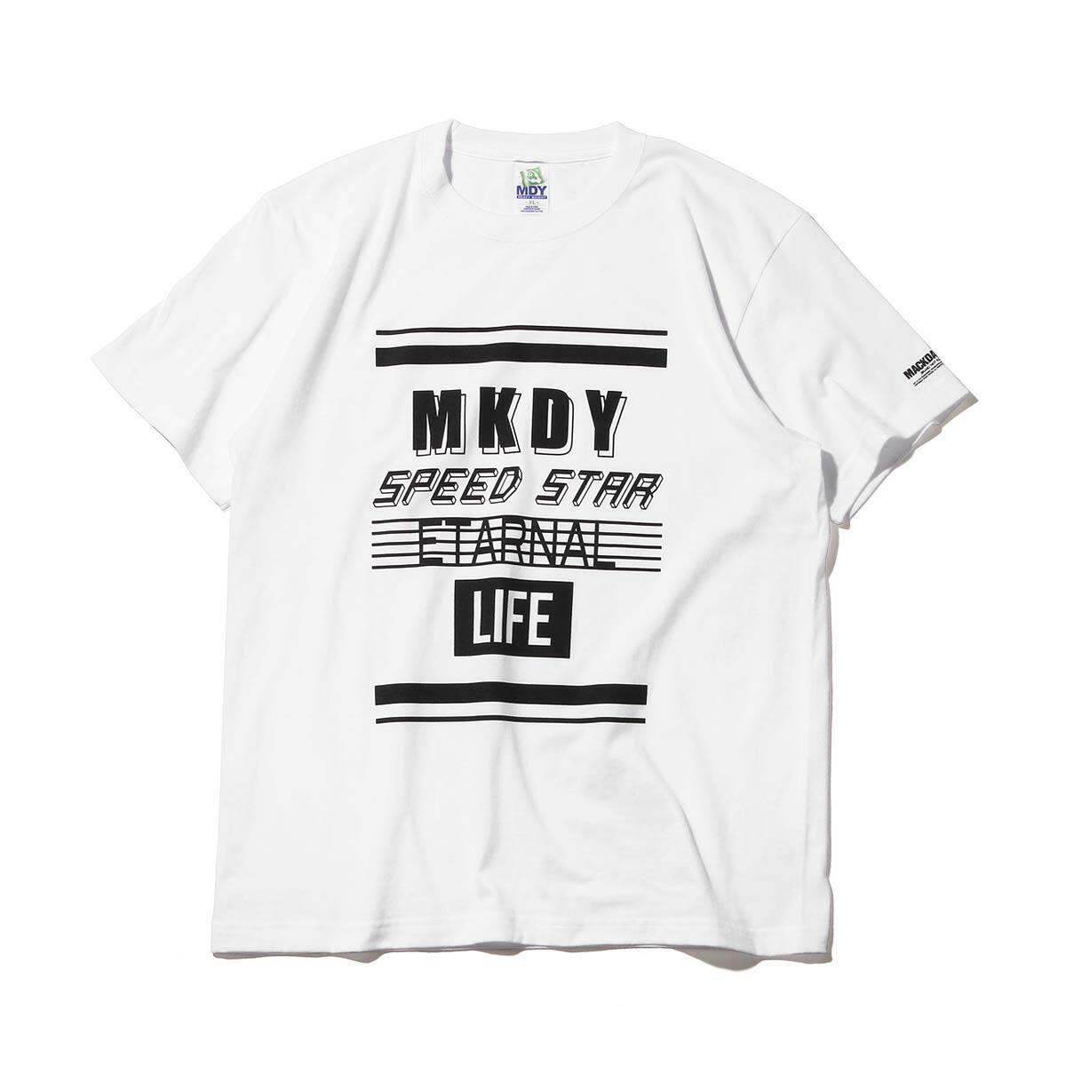 MACKDADDY MKDY SPEED STAR S/S TEE WHITE_photo_large
