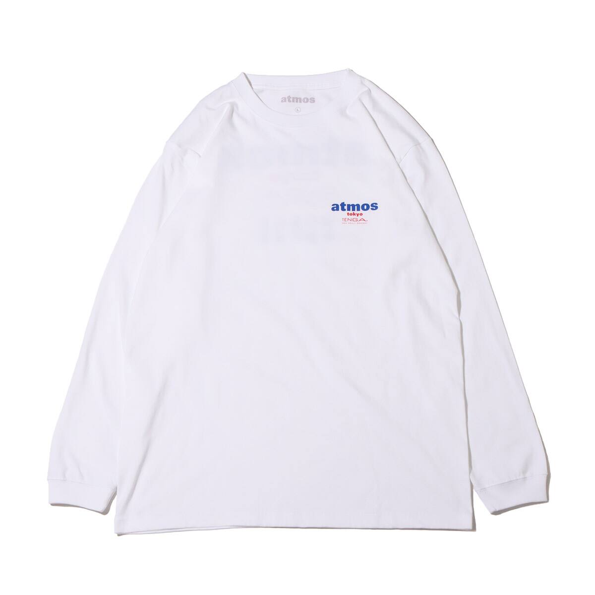 atmos x TENGA EMOJI CUP L/S TEE WHITE 21FA-S