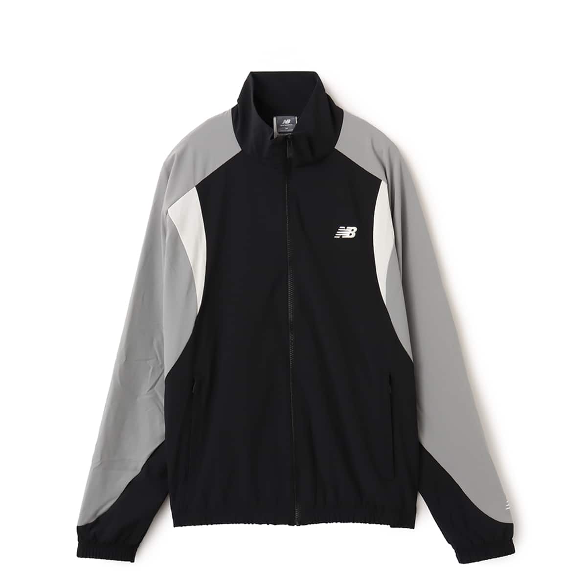 New Balance Hoops Woven Track Jacket ブラックのメイン画像