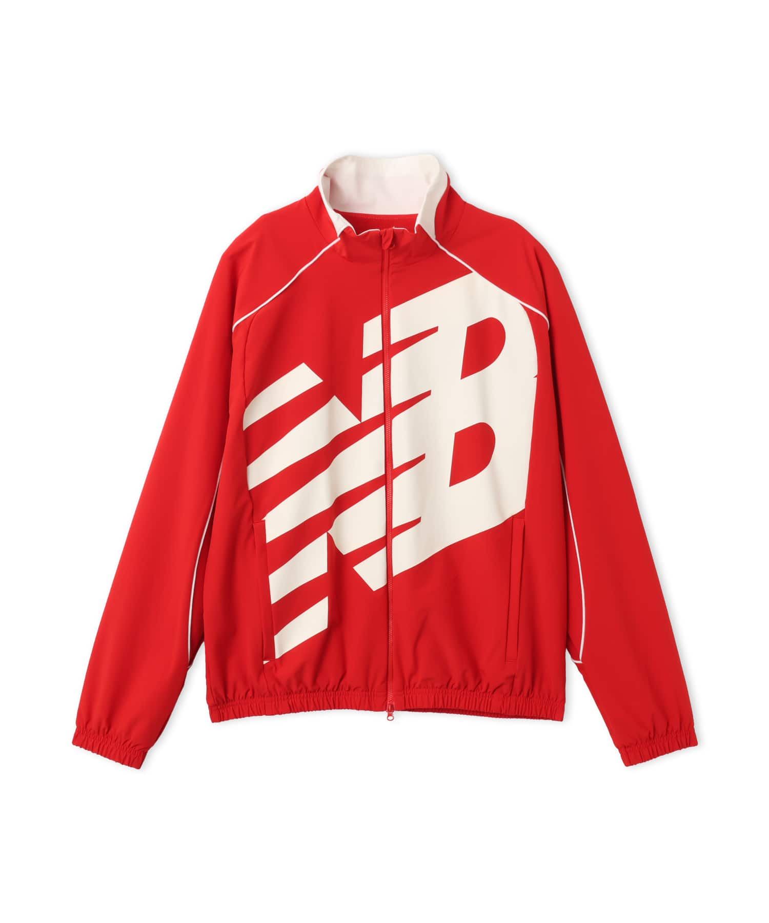 New Balance BASKETBALL OVERSIZED PRINTED WOVEN JACKET チームレッドのメイン画像