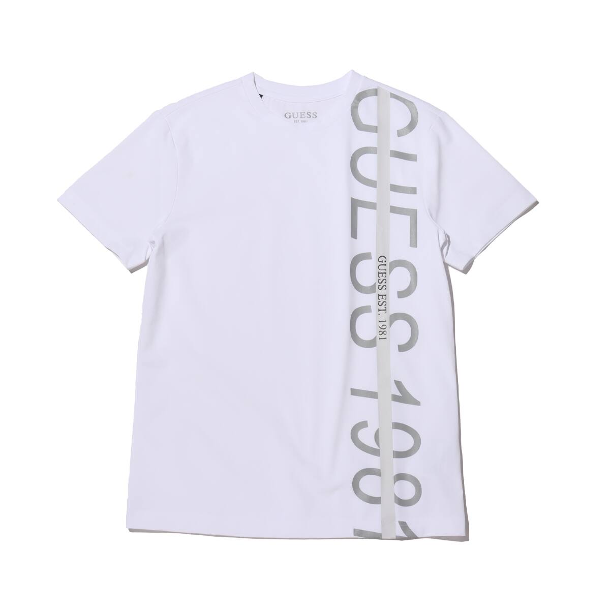 GUESS S/SLV TEE SHIRT WHITE 21SS-Iのメイン画像