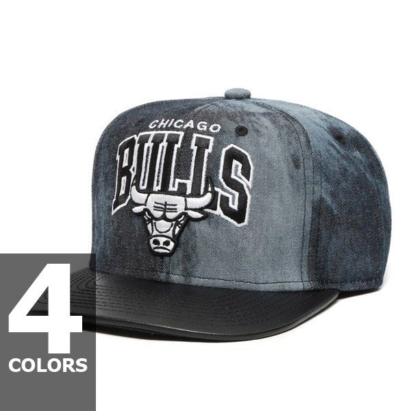 Mitchell&Ness BLACK DYED DENIM SNAPBACK 4色展開 15FW-Iのメイン画像
