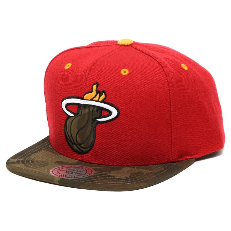 Mitchell&Ness CAMO INFILL SNAPBACK  MIAMI HEATのメイン画像