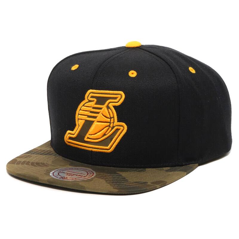 Mitchell&Ness CAMO INFILL SNAPBACK  LOS ANGELES LAKERSのメイン画像