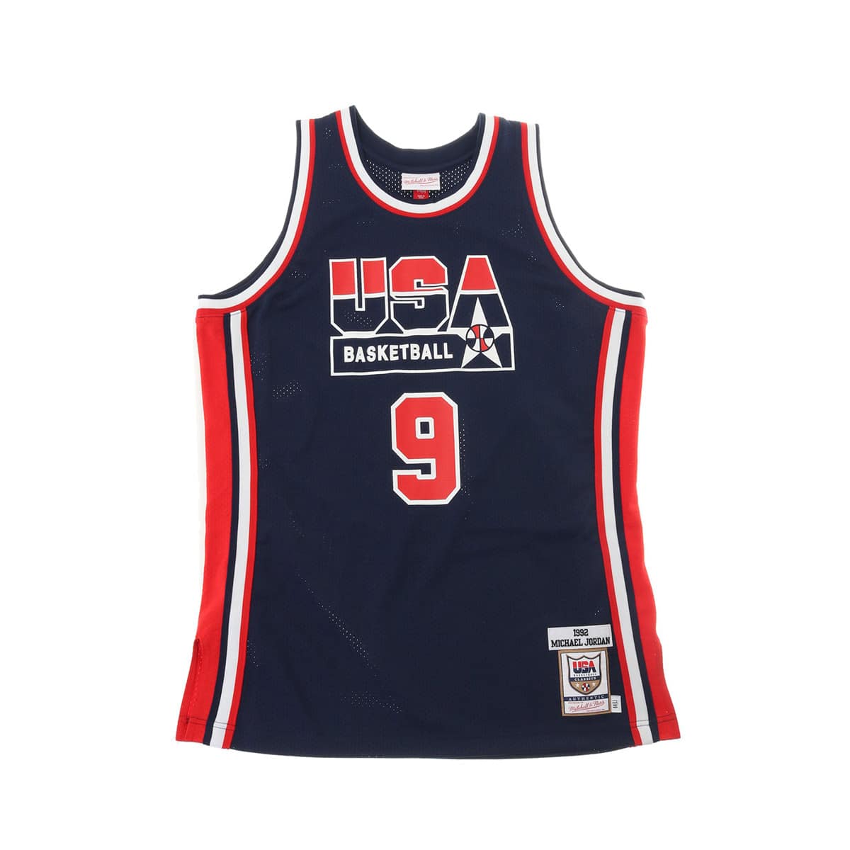 Mitchell & Ness NBA AUTHENTIC JERSEY NAVY USA 92 MICHAEL JORDAN 