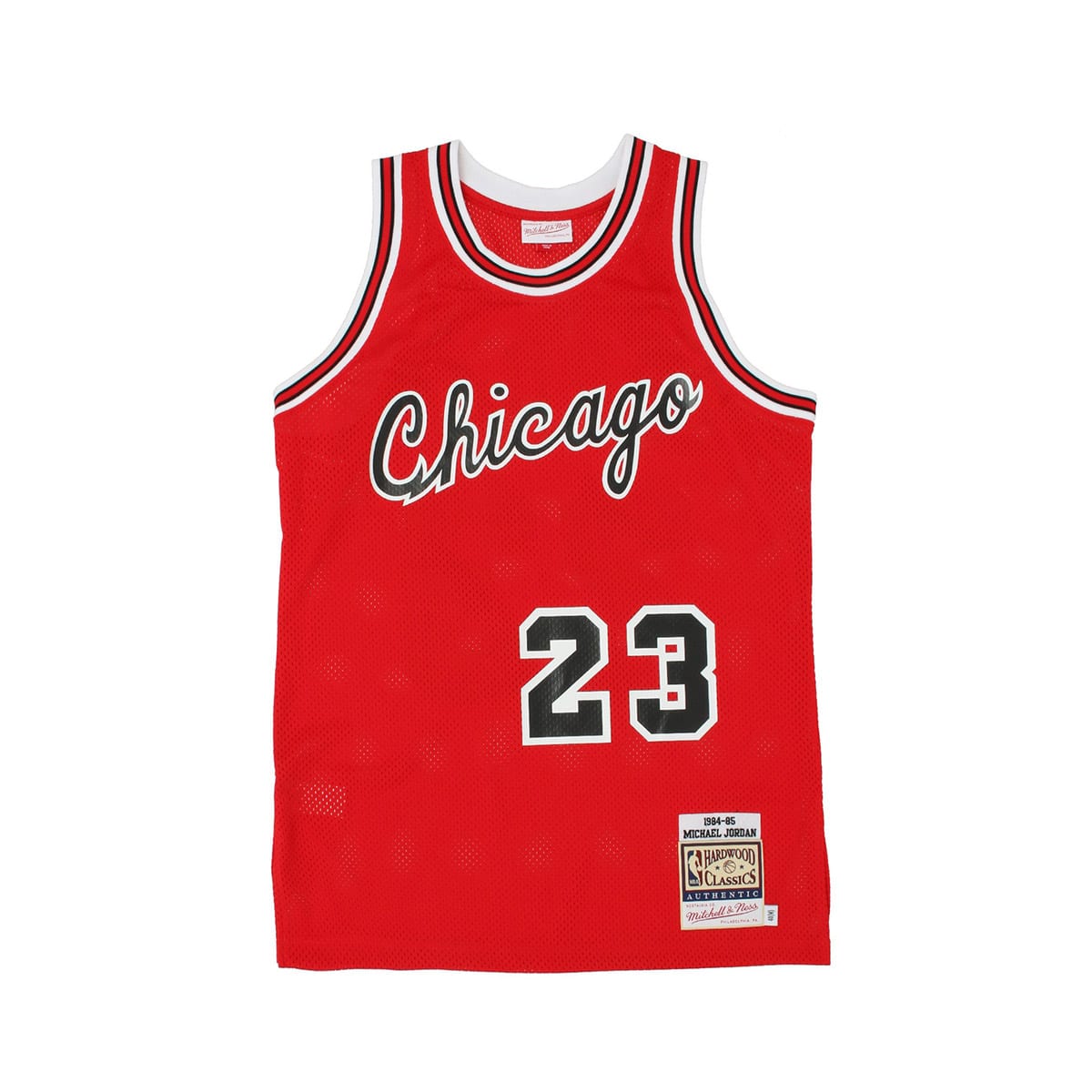 Mitchell & Ness AUTHENTIC JERSEY #23 MICHAEL JORDAN 84-85/CHICAGO ...