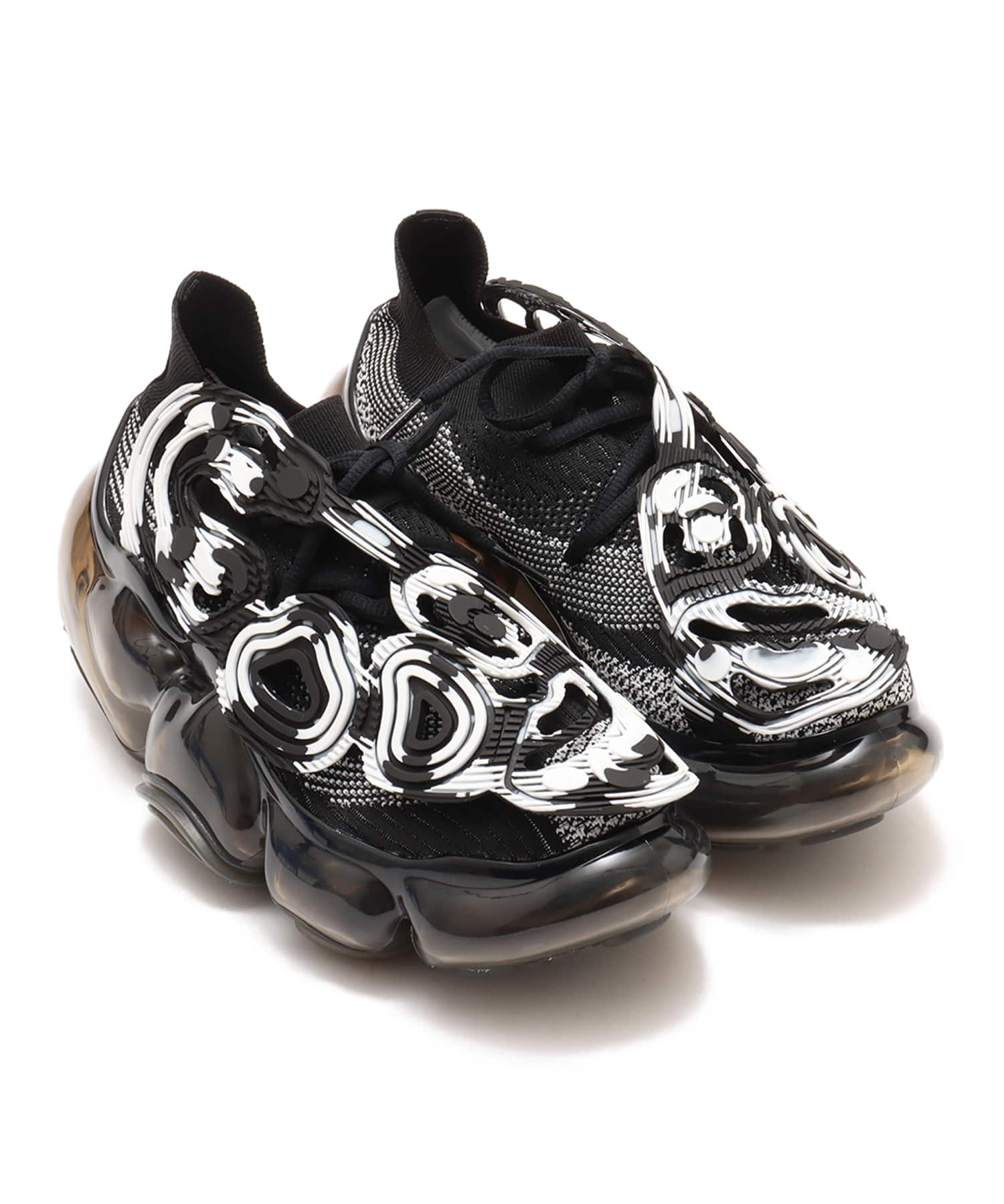grounds MOOPIE INVERT MARBLE BLACK / BLACKのメイン画像