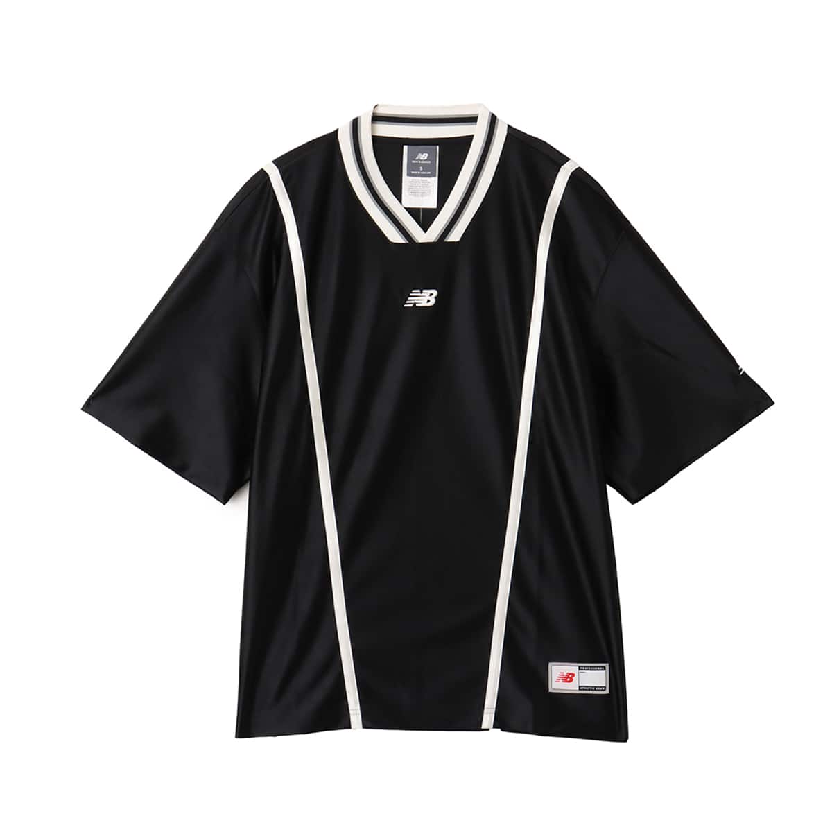 New Balance Hoops S/S Shooting Top ブラックのメイン画像