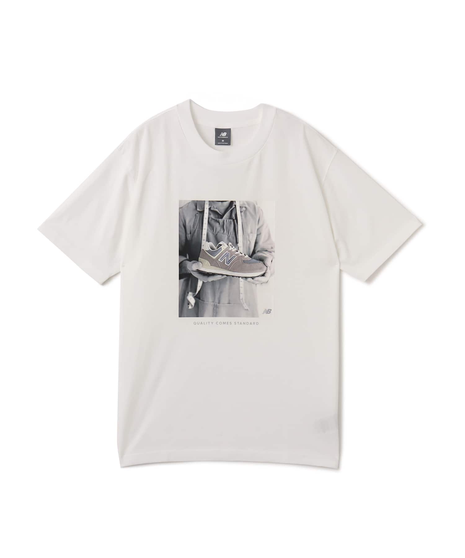 New Balance New Balance 574 PHOTO S/S T SHIRT ホワイトのメイン画像