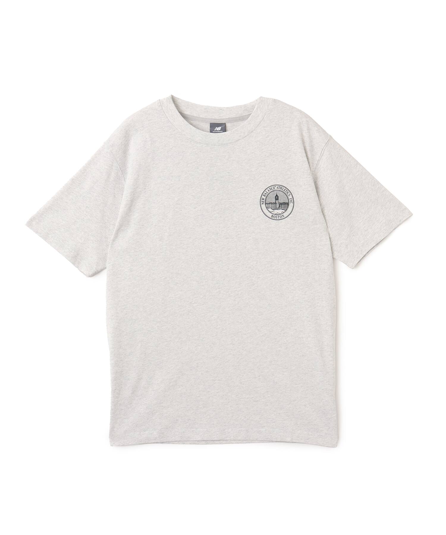 New Balance New Balance CREST S/S T SHIRT アッシュヘザーのメイン画像