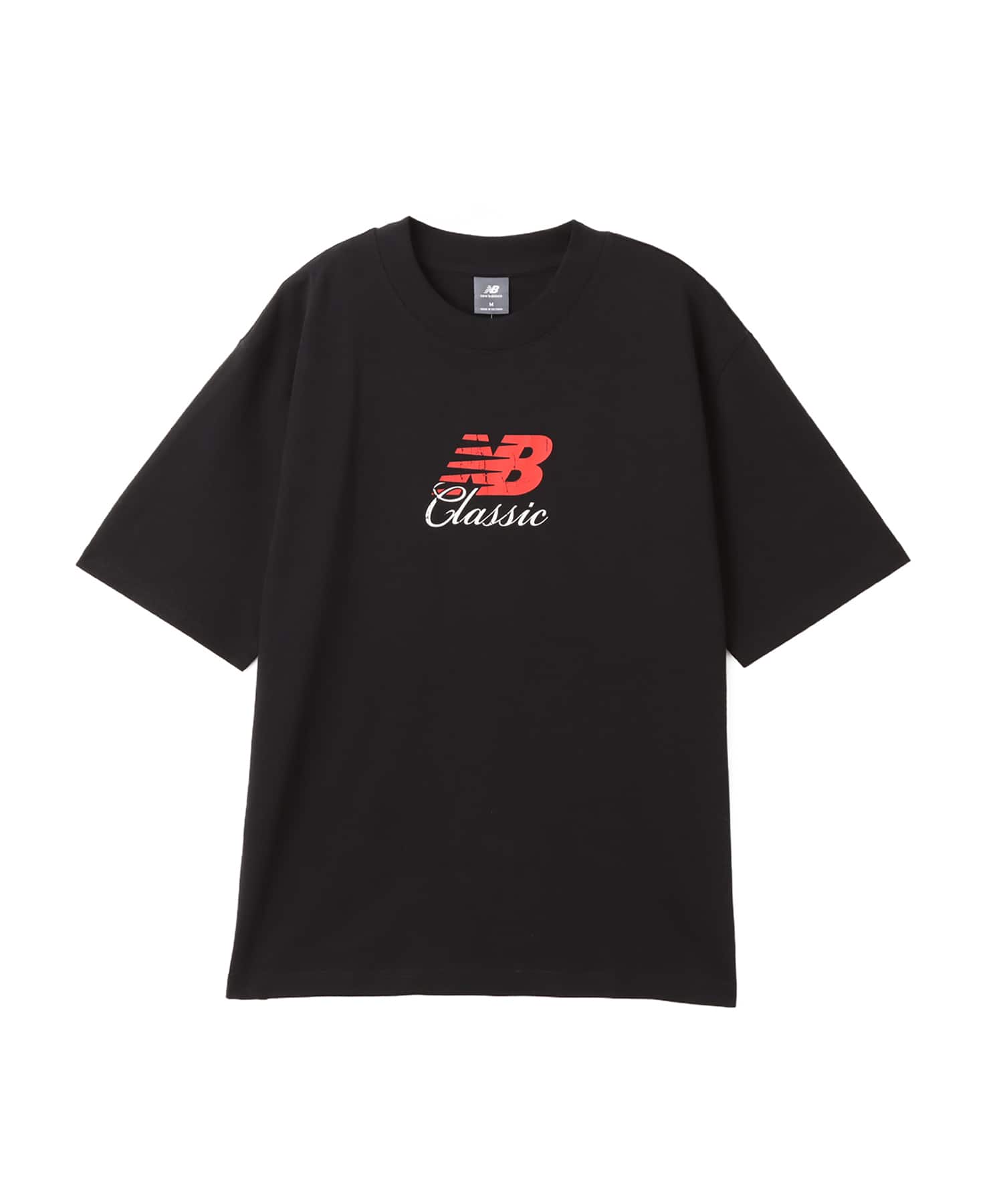New Balance HOOPS CLASSIC GRAPHIC SHORT SLEEVE T SHIRT ブラックのメイン画像