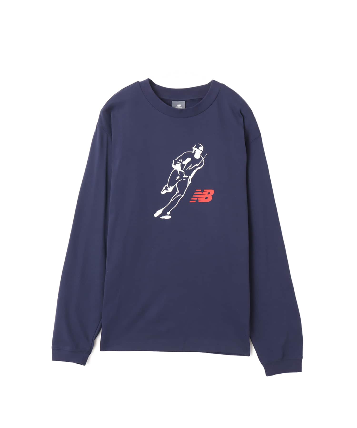 New Balance Shohei Always On Logo LS T-Shirt チームネイビーのメイン画像