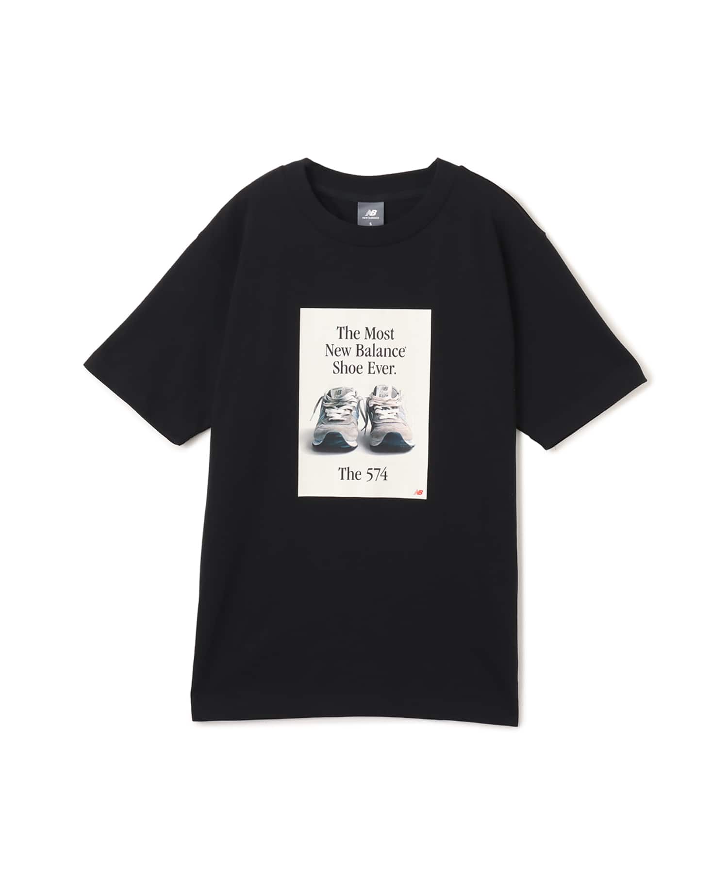 New Balance 574 Ad T-Shirt ブラックのメイン画像