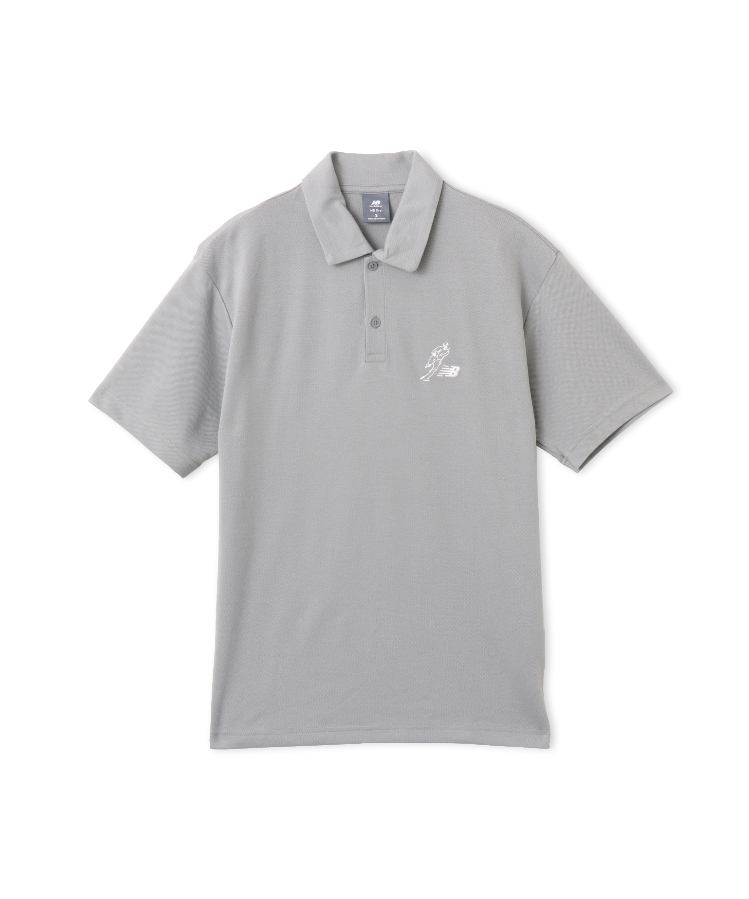 New Balance Shohei Always On Logo SS Polo スレートグレーのメイン画像