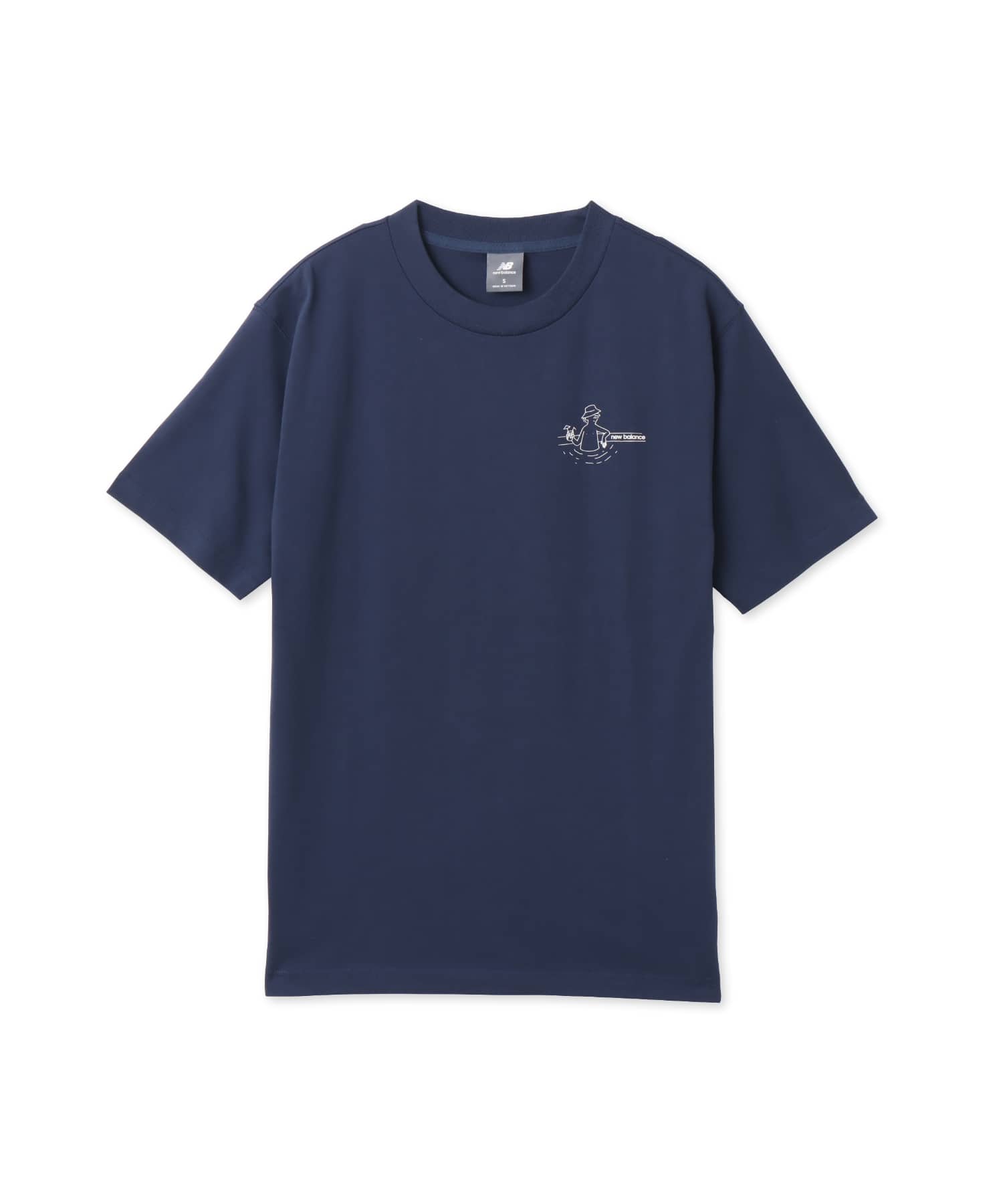 New Balance Fountain T-Shirt NBネイビーのメイン画像