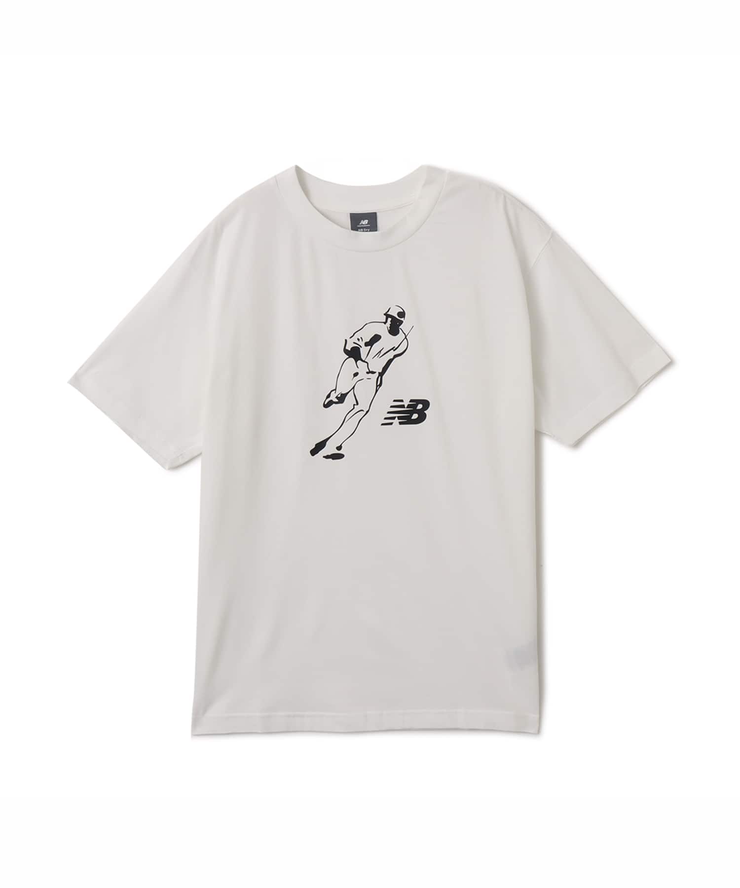 New Balance Shohei Always On Logo LS T-Shirt ホワイトのメイン画像