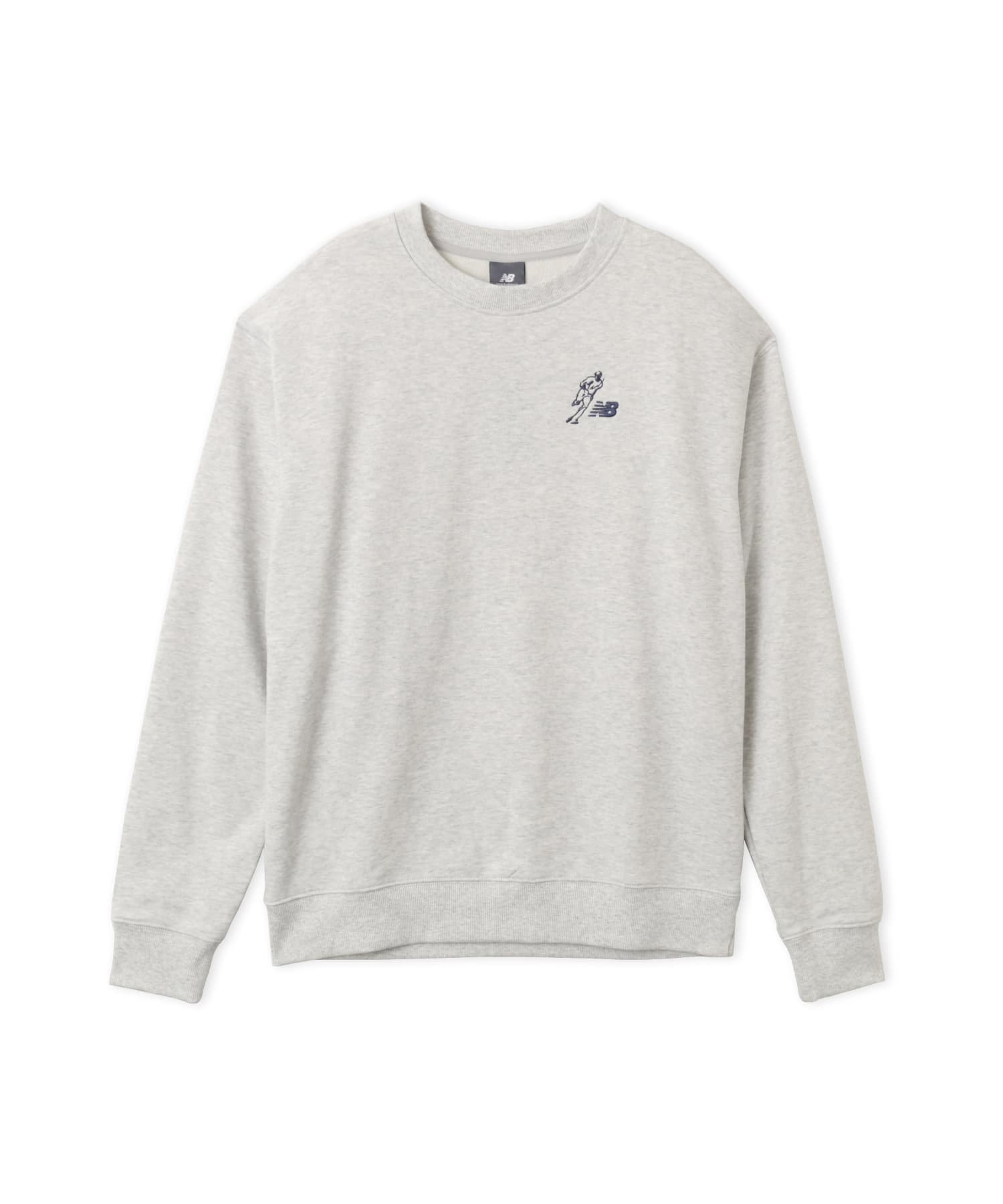 New Balance SHOHEI OHTANI ALWAYS ON LOGO SWEAT CREW アッシュヘザーのメイン画像