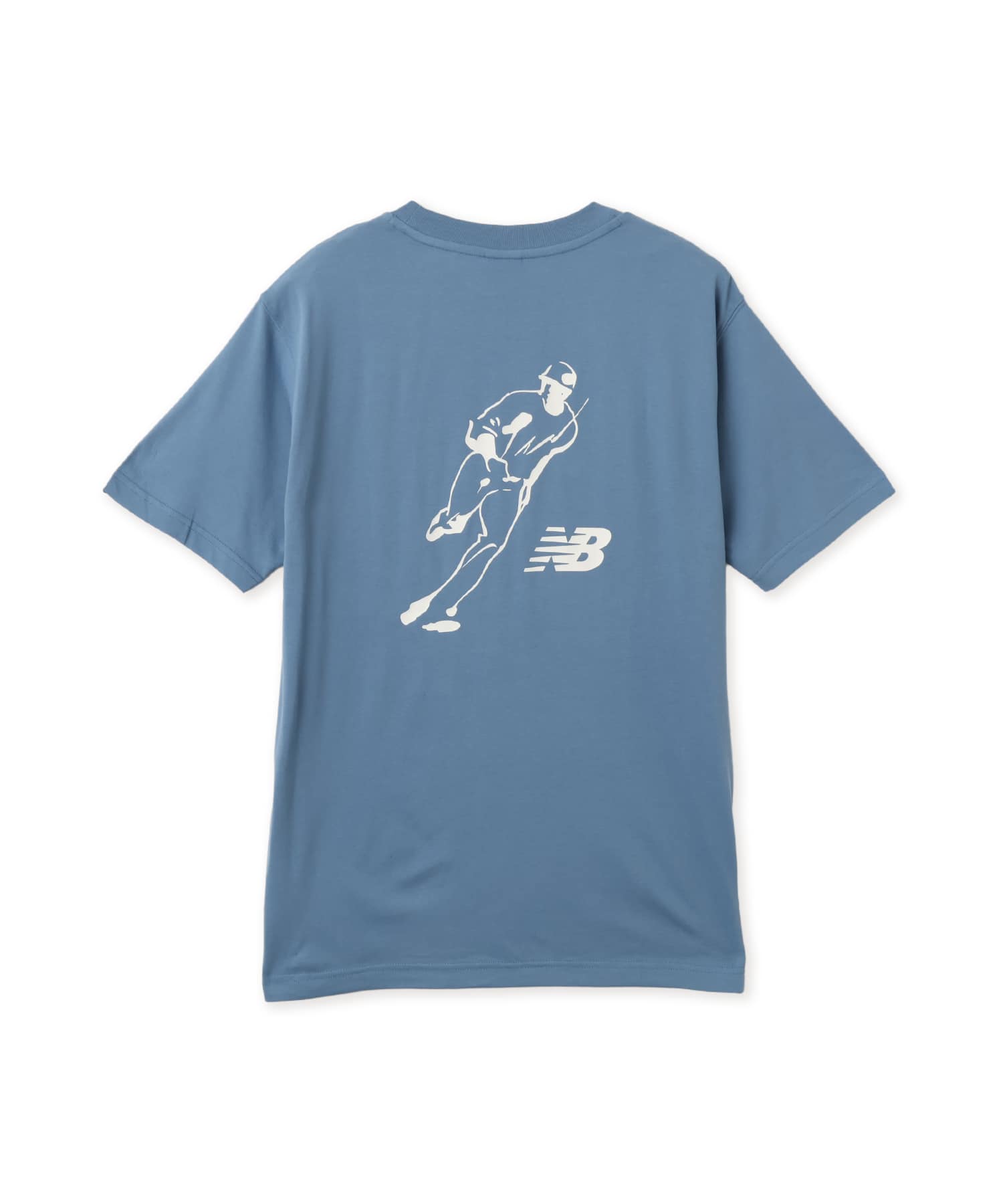 New Balance SHOHEI OHTANI ALWAYS ON LOGO SHORT SLEEVE T-SHIRT ヘロンブルーのメイン画像